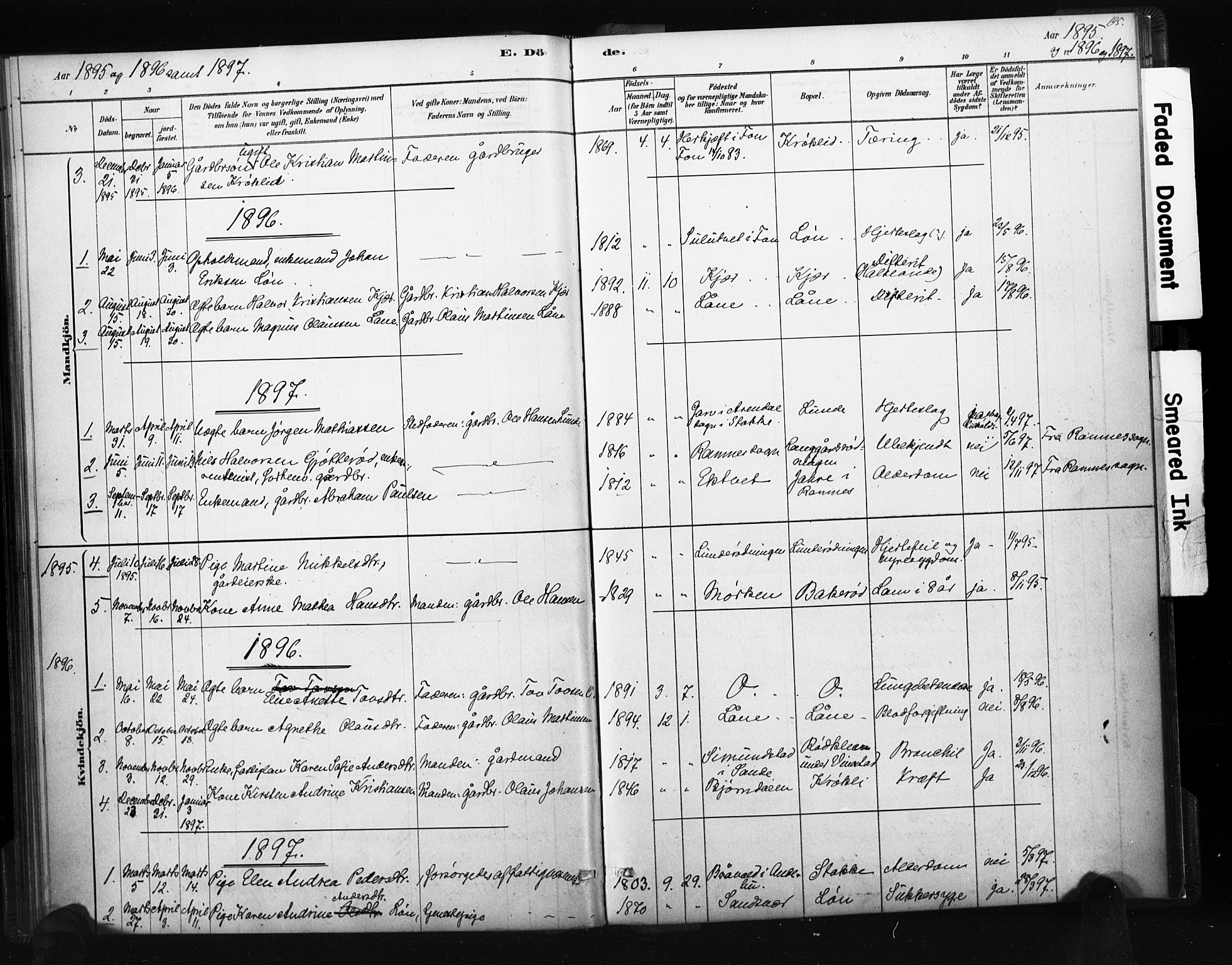 Ramnes kirkebøker, SAKO/A-314/F/Fc/L0001: Parish register (official) no. III 1, 1878-1899, p. 194-195