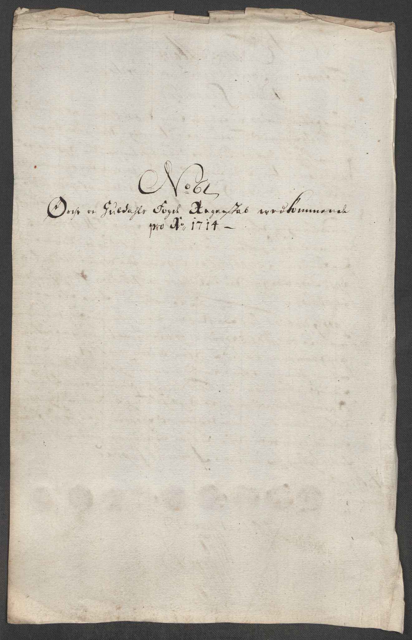 Rentekammeret inntil 1814, Reviderte regnskaper, Fogderegnskap, RA/EA-4092/R60/L3965: Fogderegnskap Orkdal og Gauldal, 1714, p. 409