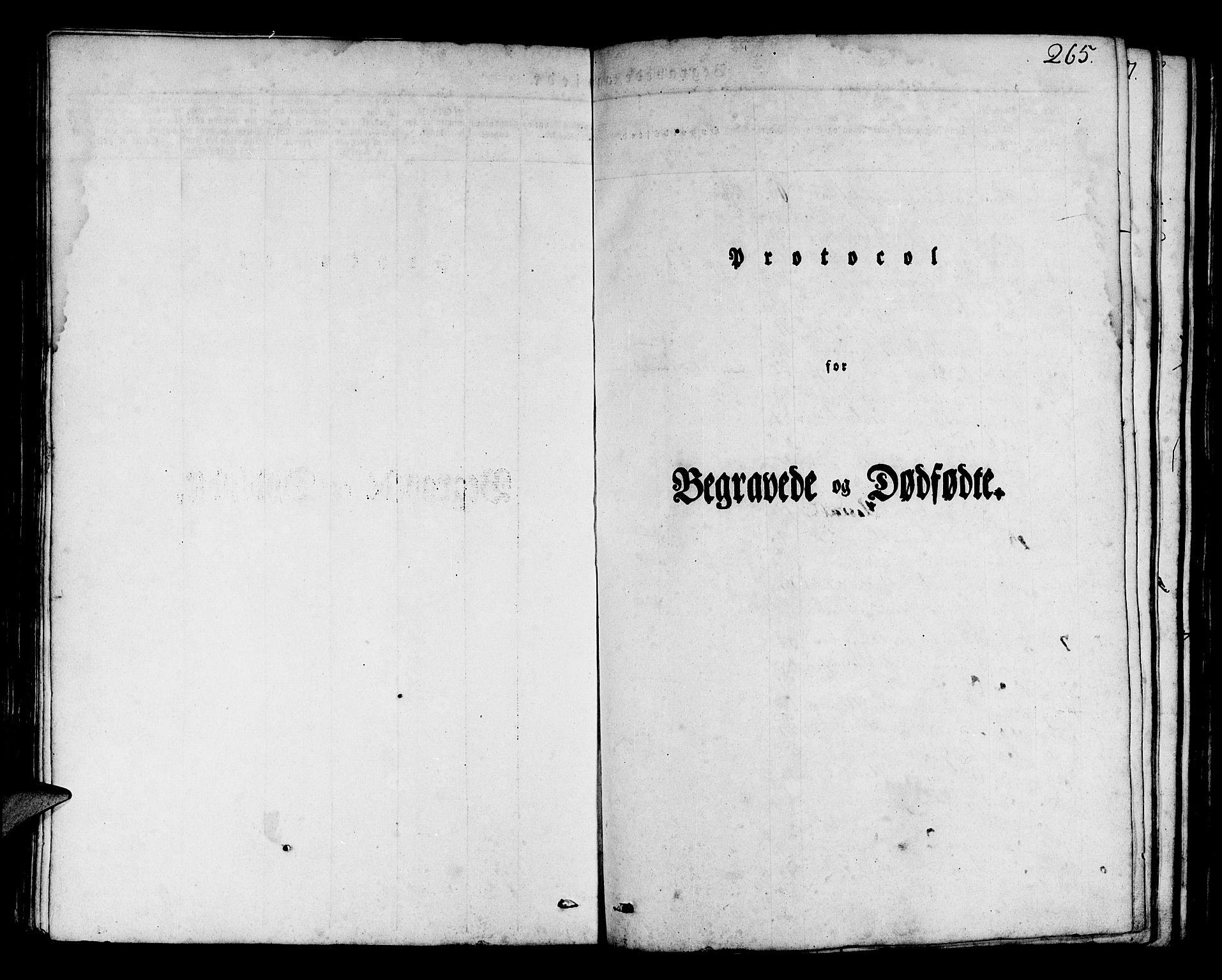 Os sokneprestembete, SAB/A-99929: Parish register (official) no. A 14, 1826-1839, p. 265