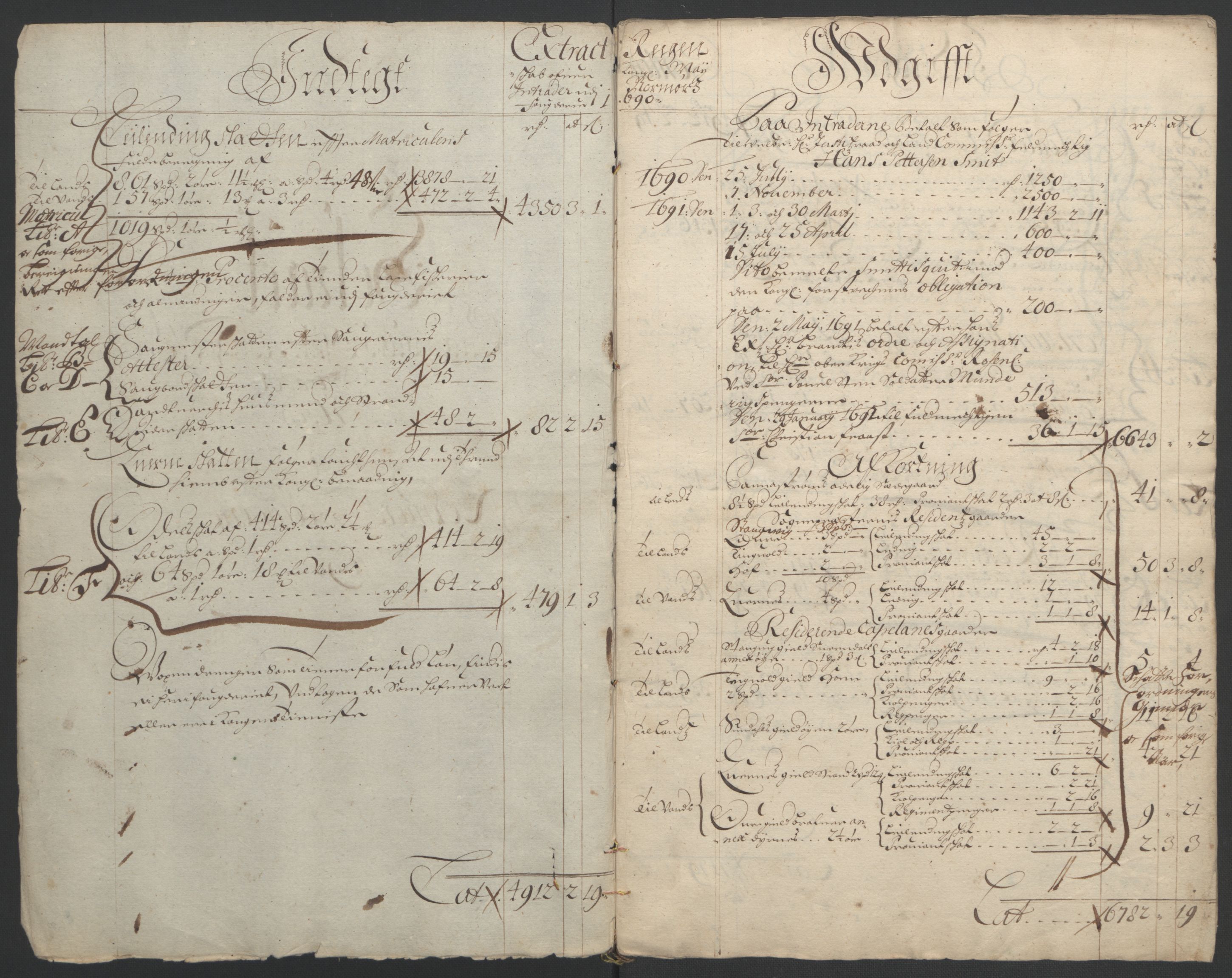 Rentekammeret inntil 1814, Reviderte regnskaper, Fogderegnskap, RA/EA-4092/R56/L3734: Fogderegnskap Nordmøre, 1690-1691, p. 4