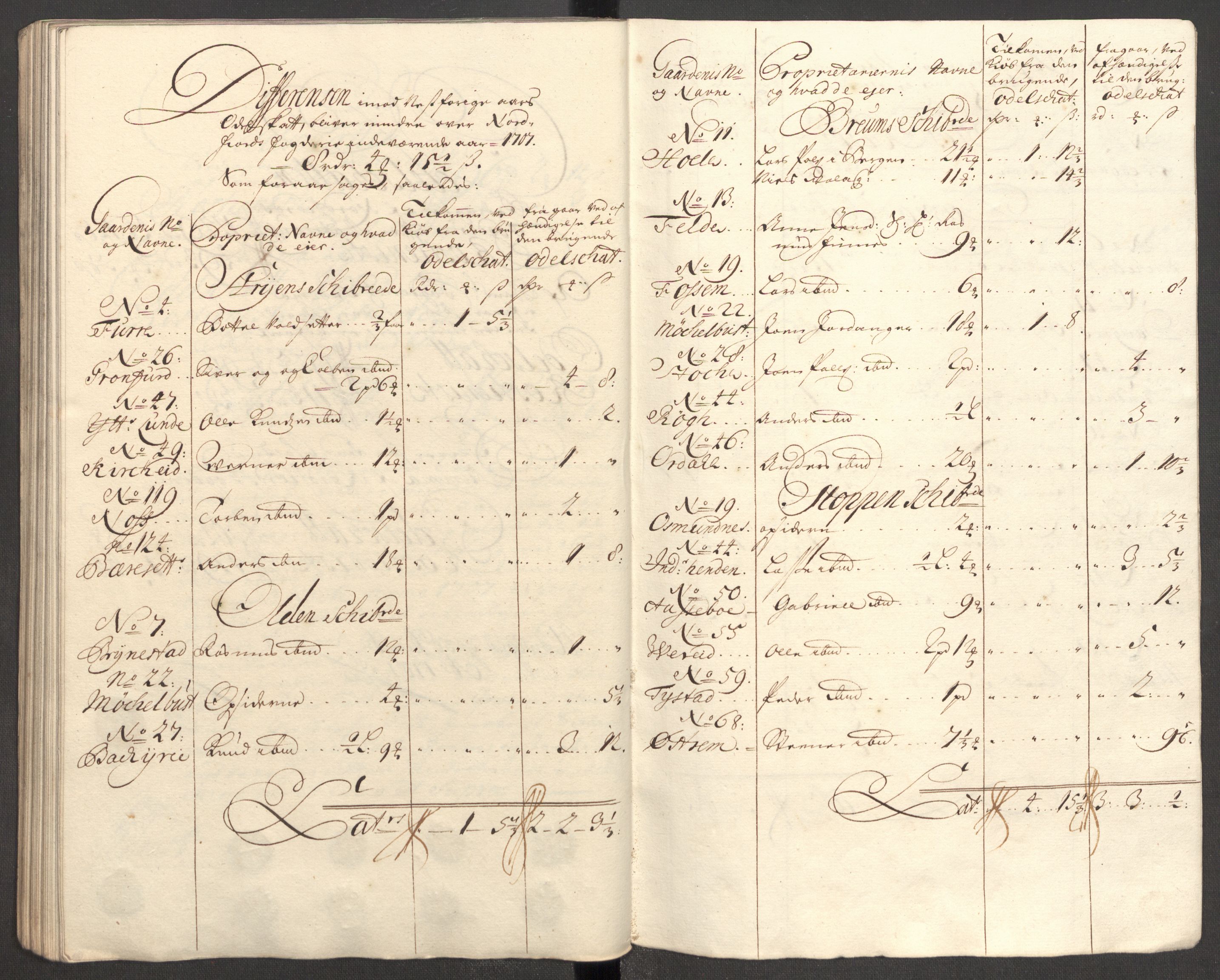 Rentekammeret inntil 1814, Reviderte regnskaper, Fogderegnskap, AV/RA-EA-4092/R53/L3430: Fogderegnskap Sunn- og Nordfjord, 1706-1707, p. 349