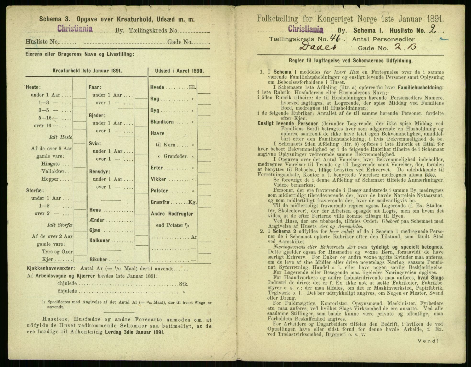 RA, 1891 census for 0301 Kristiania, 1891, p. 27988