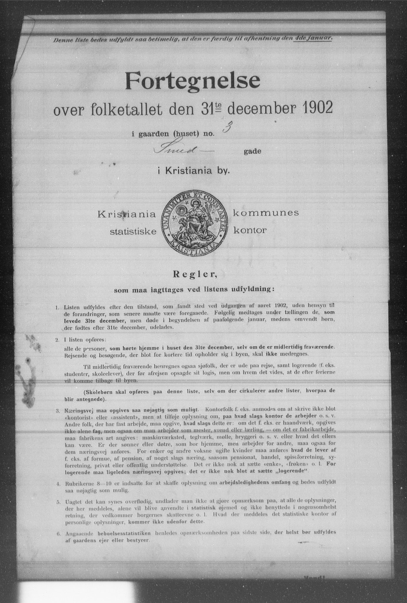 OBA, Municipal Census 1902 for Kristiania, 1902, p. 17969