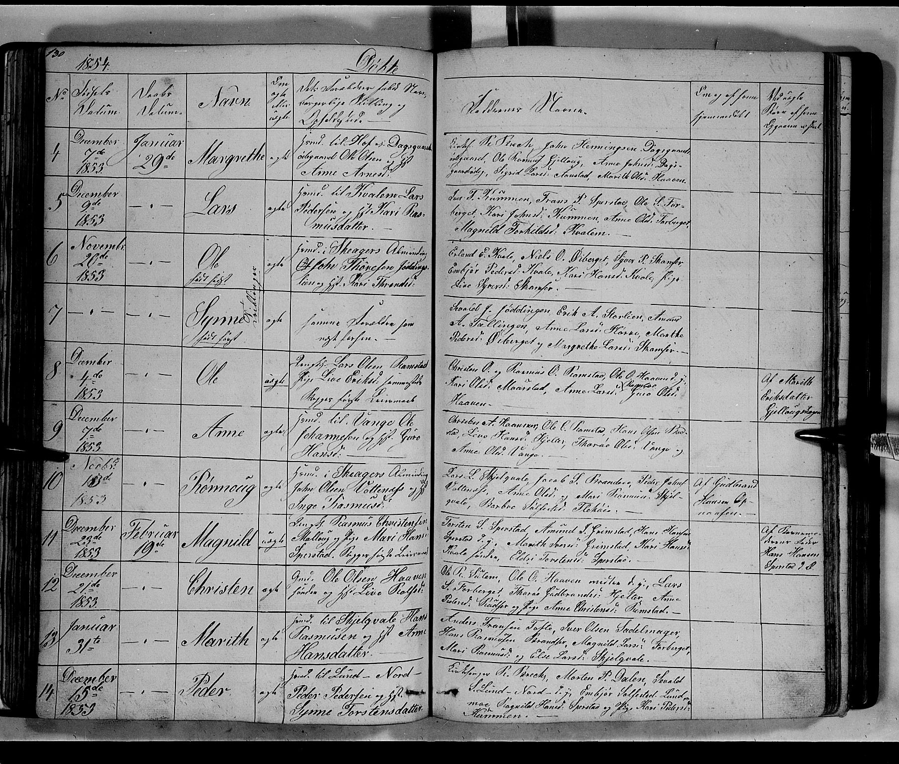 Lom prestekontor, AV/SAH-PREST-070/L/L0004: Parish register (copy) no. 4, 1845-1864, p. 130-131