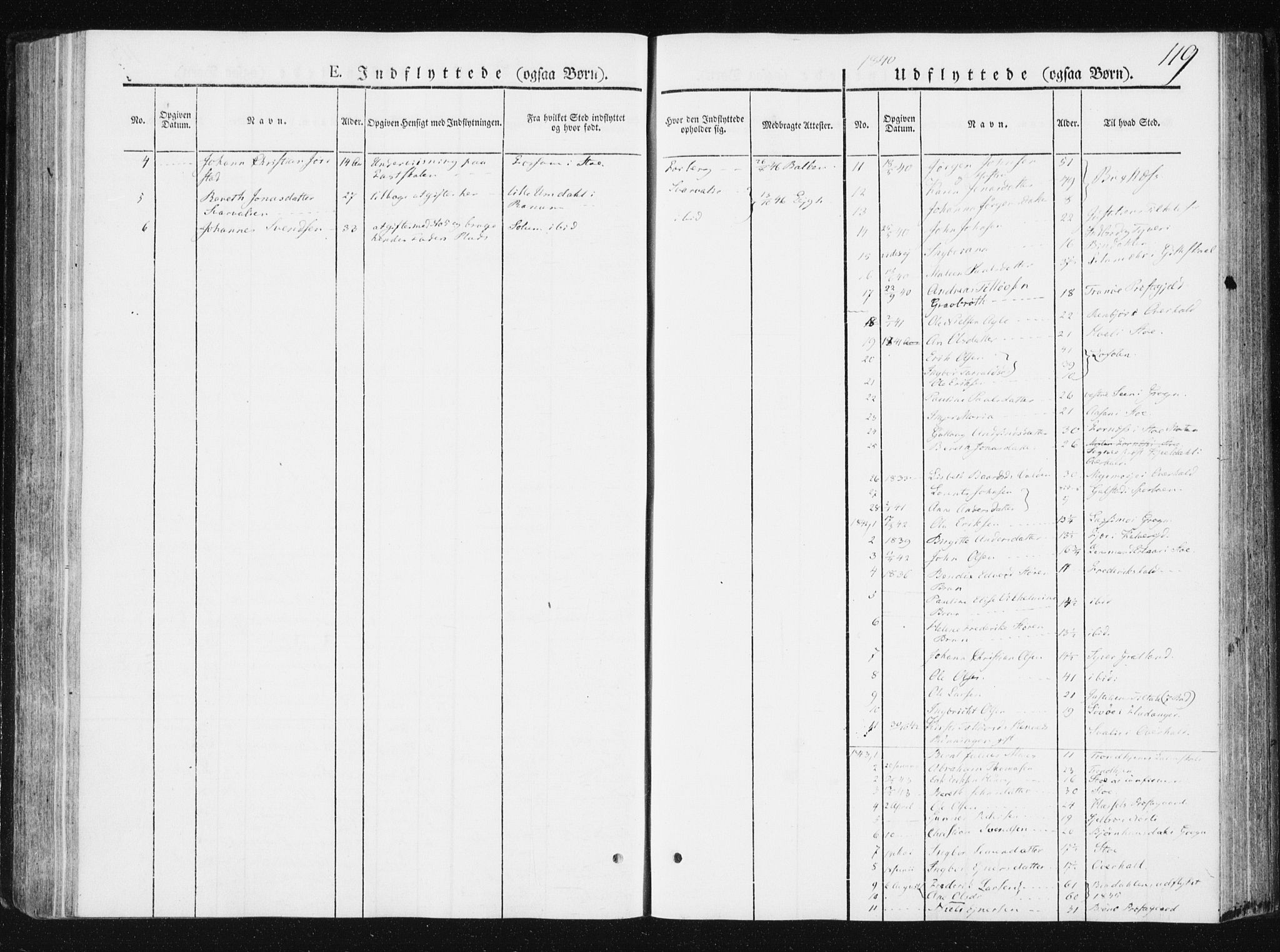 Ministerialprotokoller, klokkerbøker og fødselsregistre - Nord-Trøndelag, SAT/A-1458/749/L0470: Parish register (official) no. 749A04, 1834-1853, p. 119