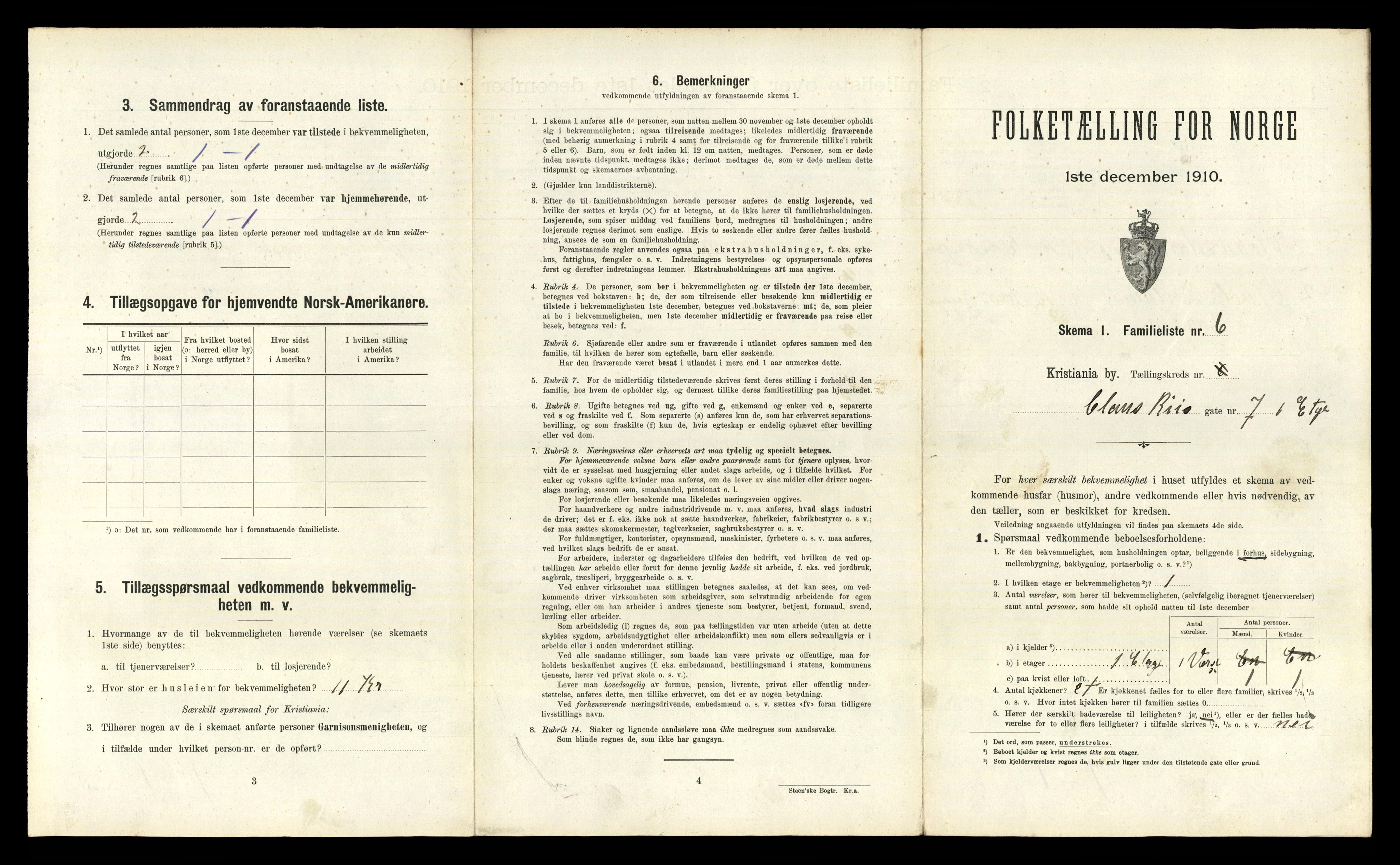 RA, 1910 census for Kristiania, 1910, p. 13263