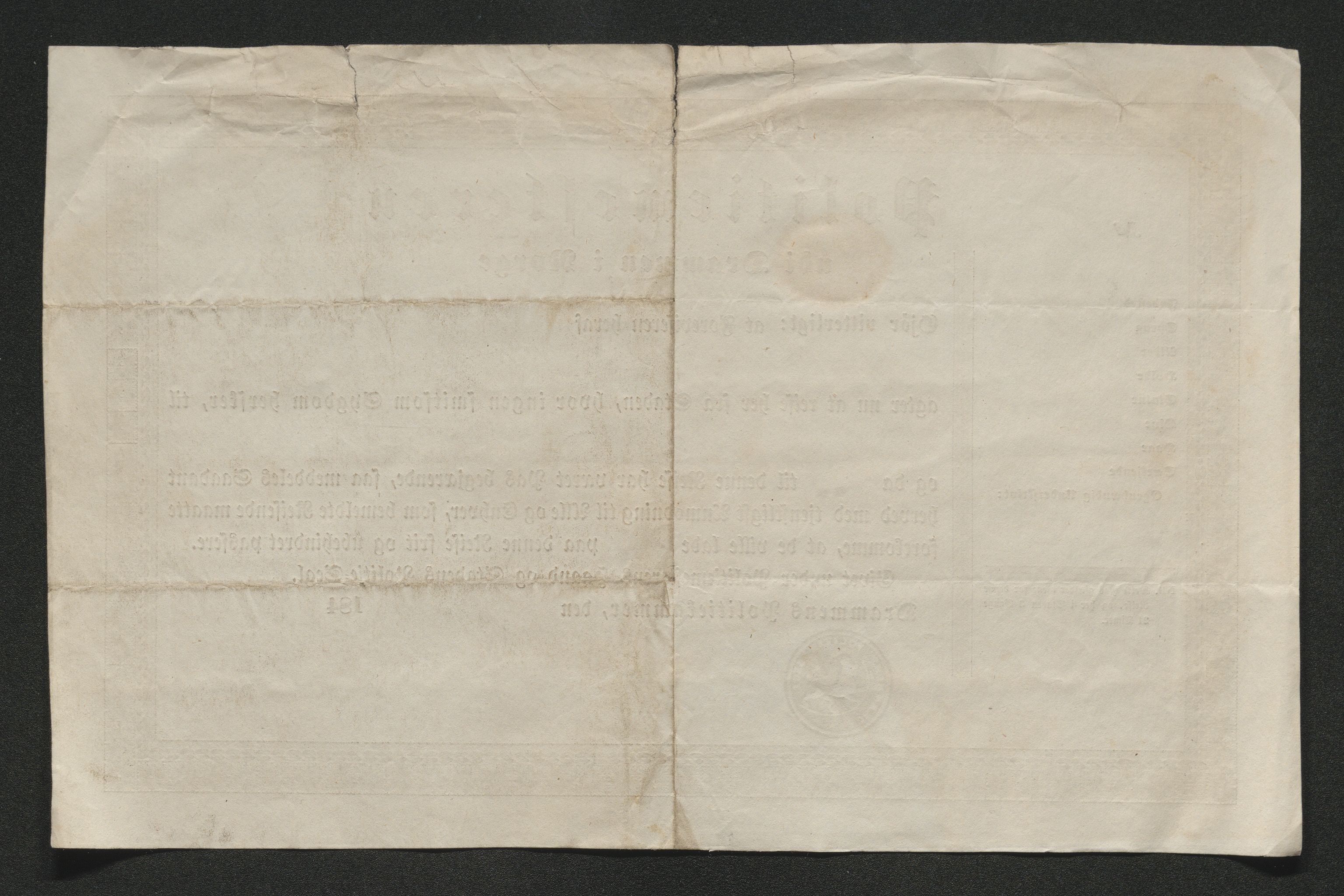 Drammen politikammer, AV/SAKO-A-623/I/Ia/Iab/L0007: Innleverte pass, 1843-1844, p. 203