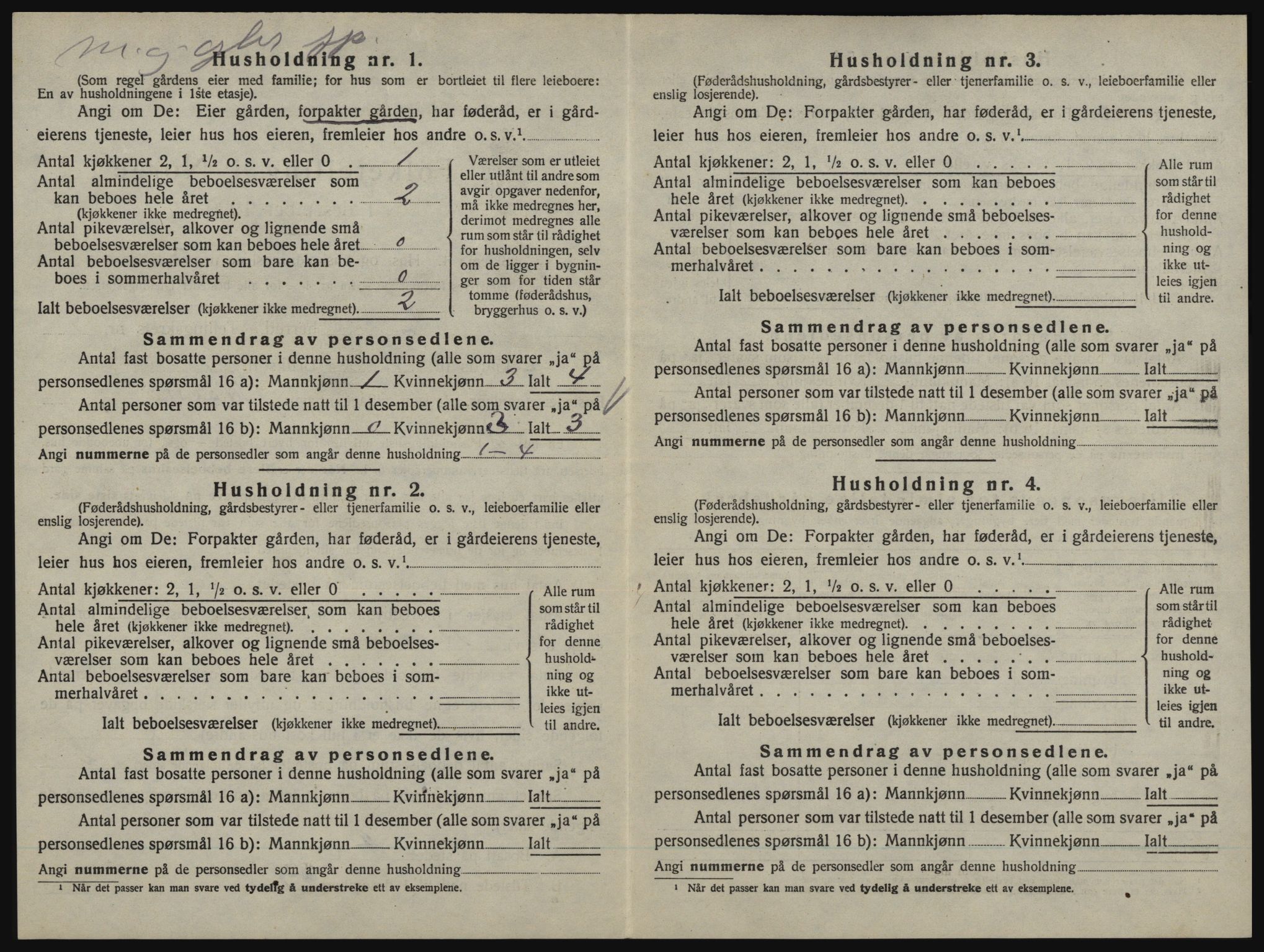 SAO, 1920 census for Aremark, 1920, p. 484