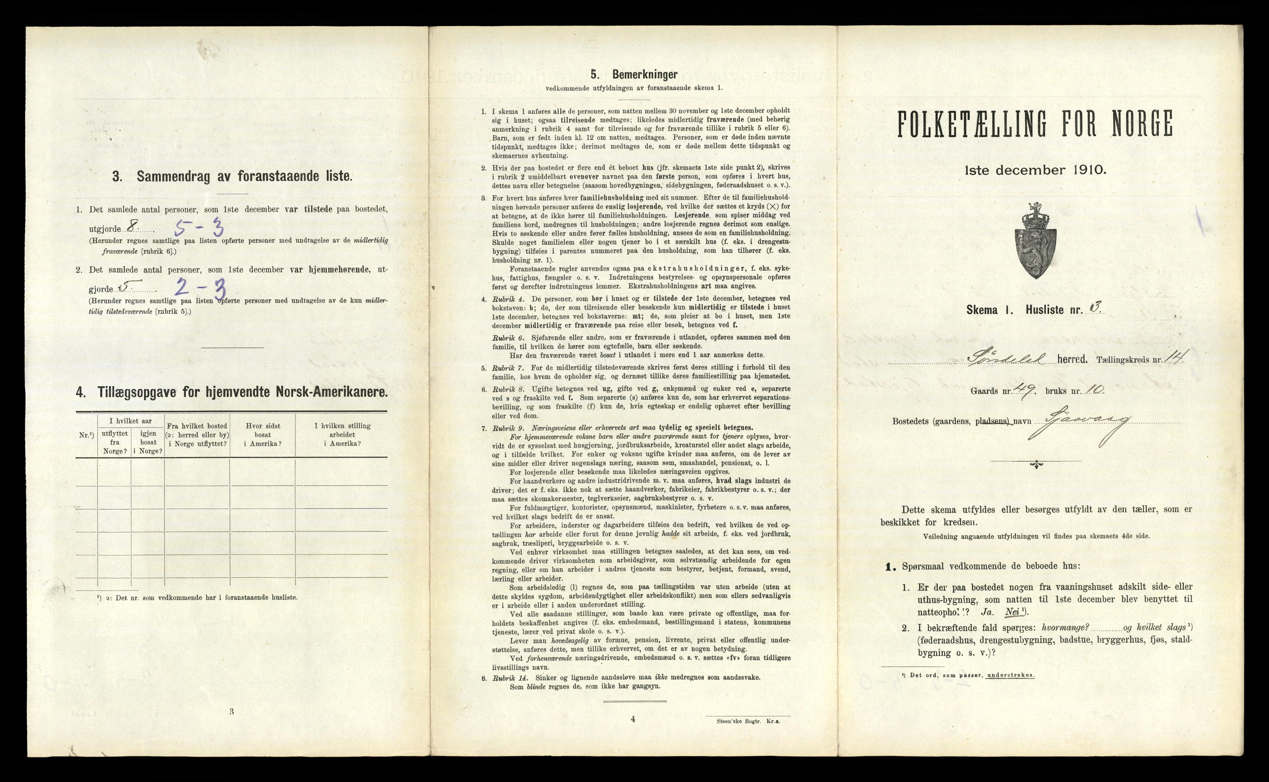 RA, 1910 census for Søndeled, 1910, p. 1044