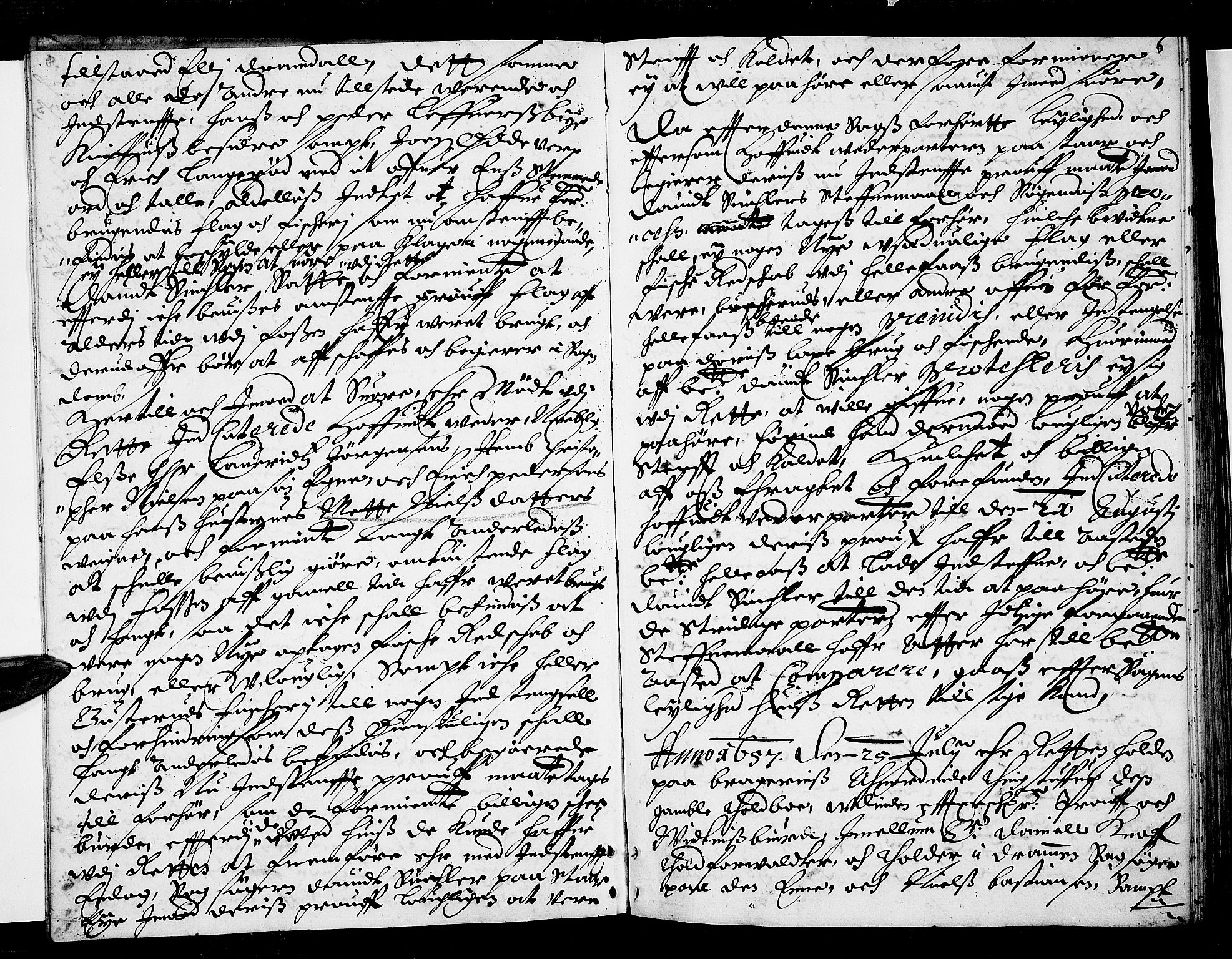 Eiker, Modum og Sigdal sorenskriveri, AV/SAKO-A-123/F/Fa/Faa/L0003: Tingbok, 1657-1659, p. 5b-6a