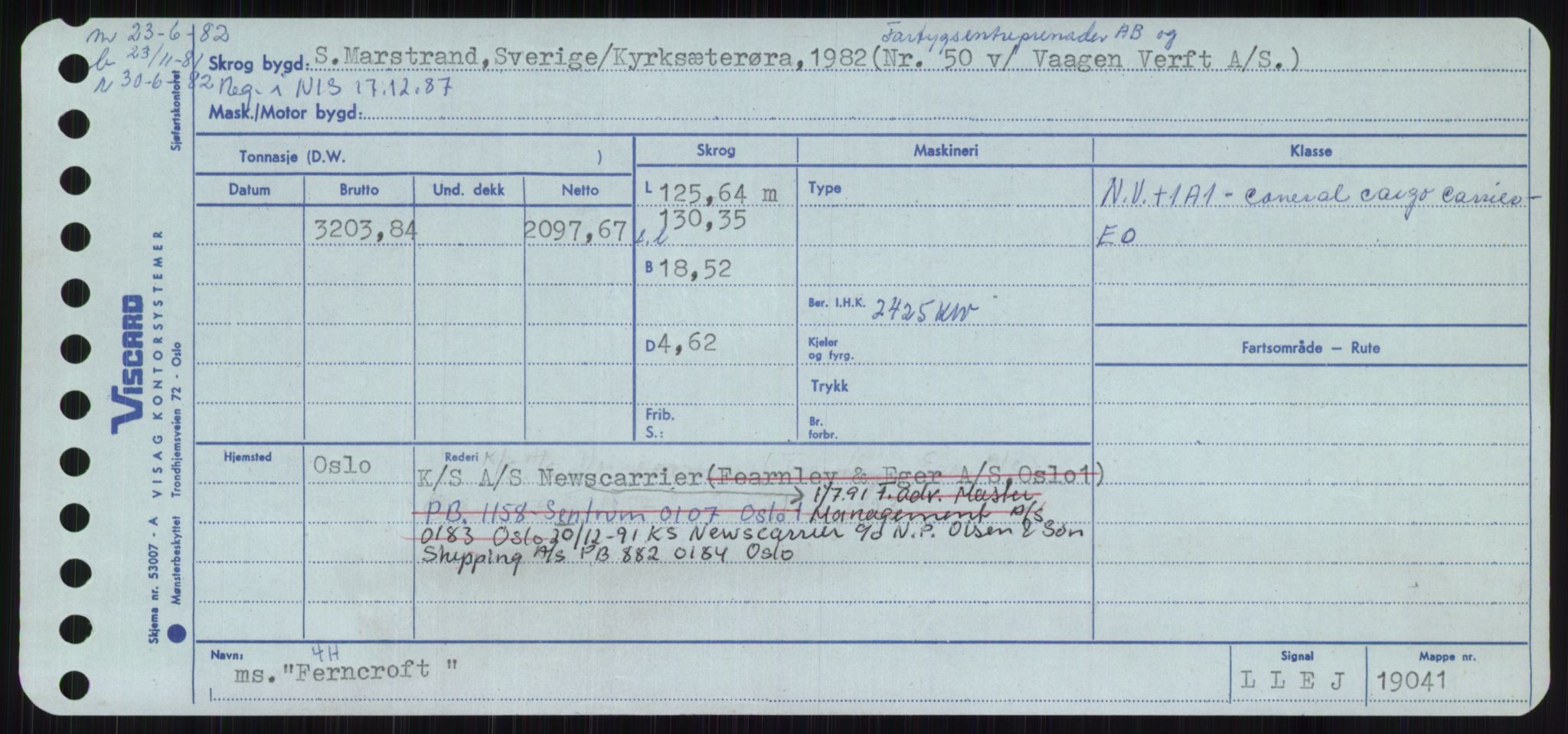 Sjøfartsdirektoratet med forløpere, Skipsmålingen, AV/RA-S-1627/H/Ha/L0002/0001: Fartøy, Eik-Hill / Fartøy, Eik-F, p. 395