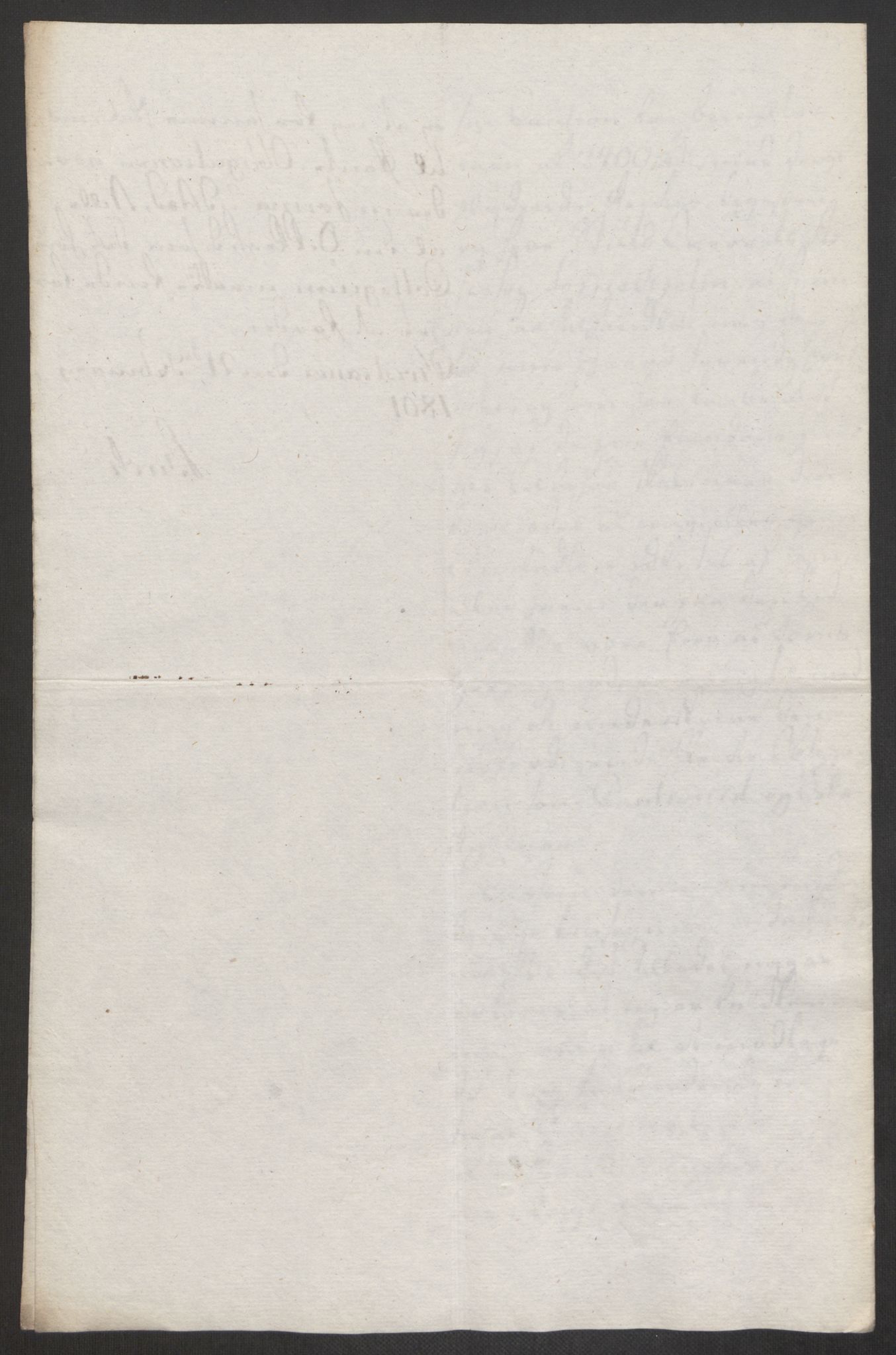 Forsvaret, Den norske kvesthuskasse/krigshospitalkasse, AV/RA-RAFA-1887/F/Fa/L0017: Innkomne brev:, 1782-1807, p. 504