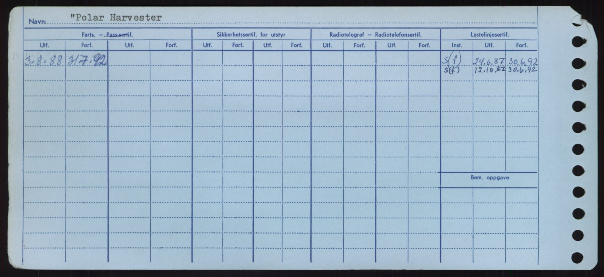 Sjøfartsdirektoratet med forløpere, Skipsmålingen, RA/S-1627/H/Hd/L0029: Fartøy, P, p. 320