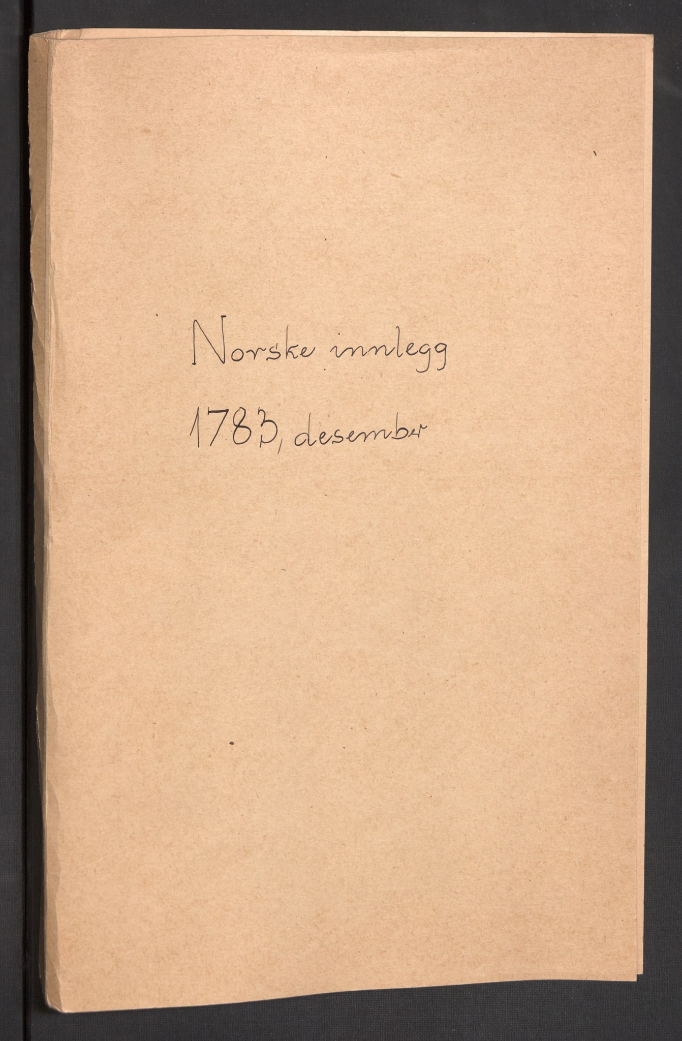 Danske Kanselli 1572-1799, AV/RA-EA-3023/F/Fc/Fcc/Fcca/L0248: Norske innlegg 1572-1799, 1783, p. 305