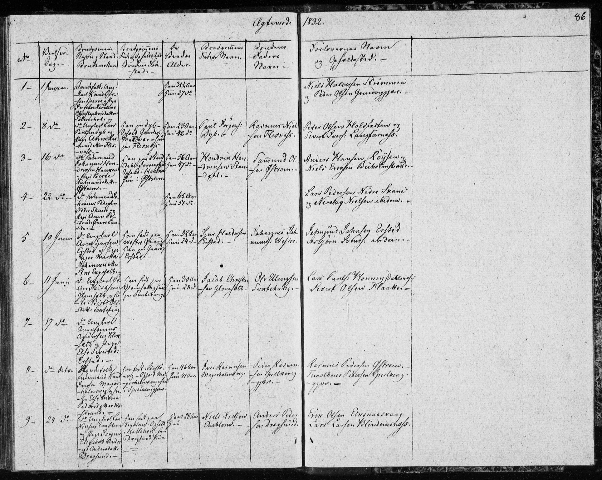 Ministerialprotokoller, klokkerbøker og fødselsregistre - Møre og Romsdal, AV/SAT-A-1454/528/L0413: Curate's parish register no. 528B01, 1828-1832, p. 86