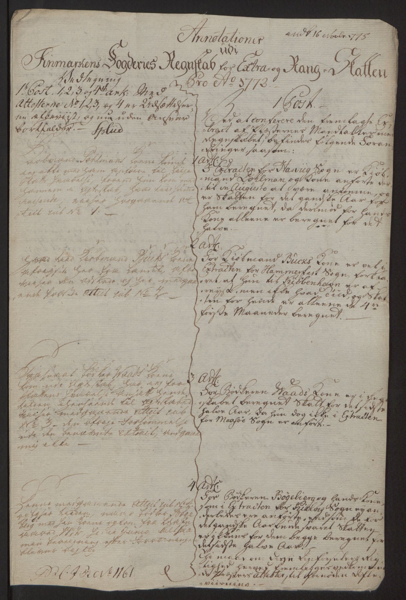 Rentekammeret inntil 1814, Reviderte regnskaper, Fogderegnskap, AV/RA-EA-4092/R69/L4910: Ekstraskatten  Finnmark/Vardøhus, 1762-1772, p. 491