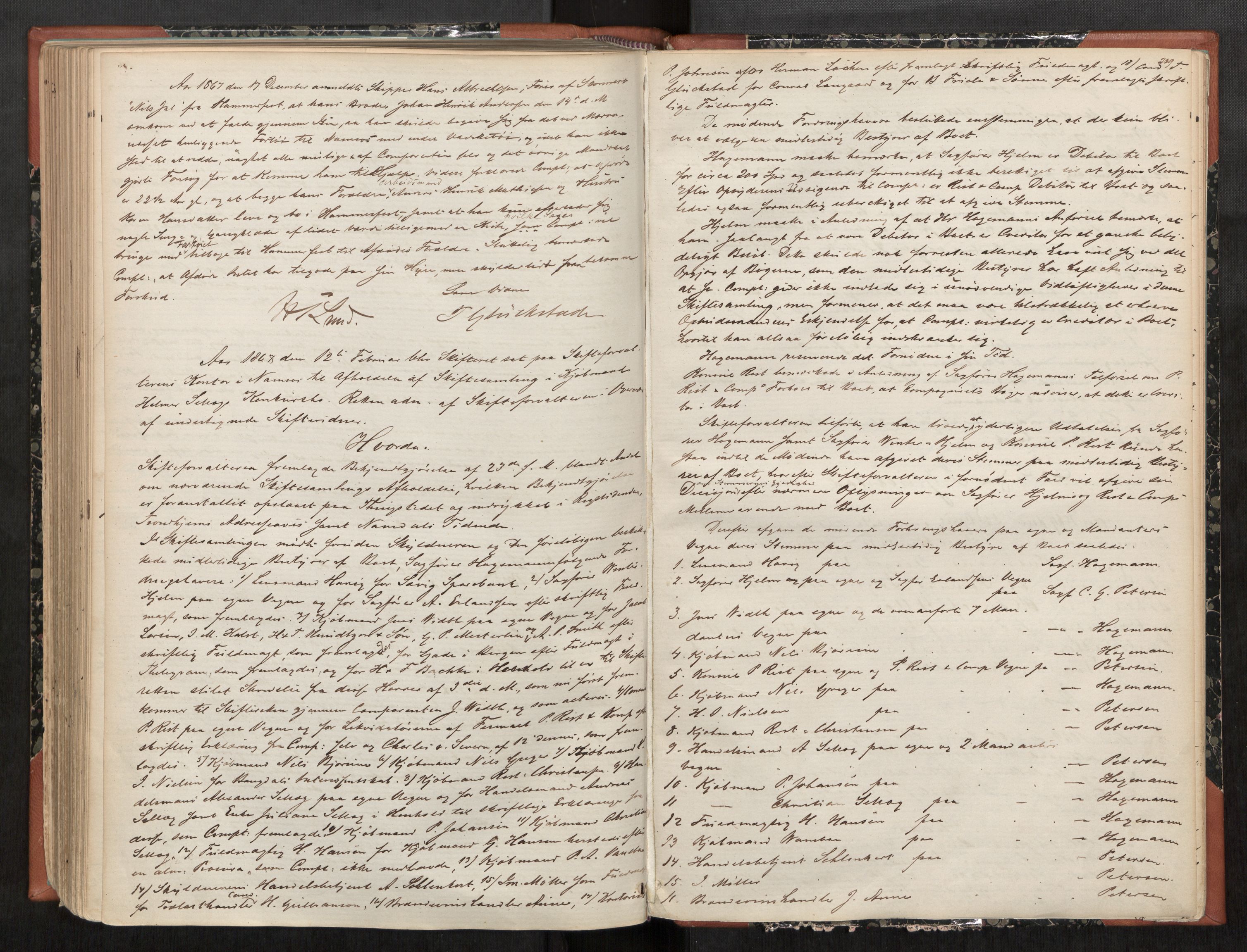 Namdal sorenskriveri, AV/SAT-A-4133/1/3/3B/L0003: Skiftebehandlingsprotokoll, 1858-1880, p. 219