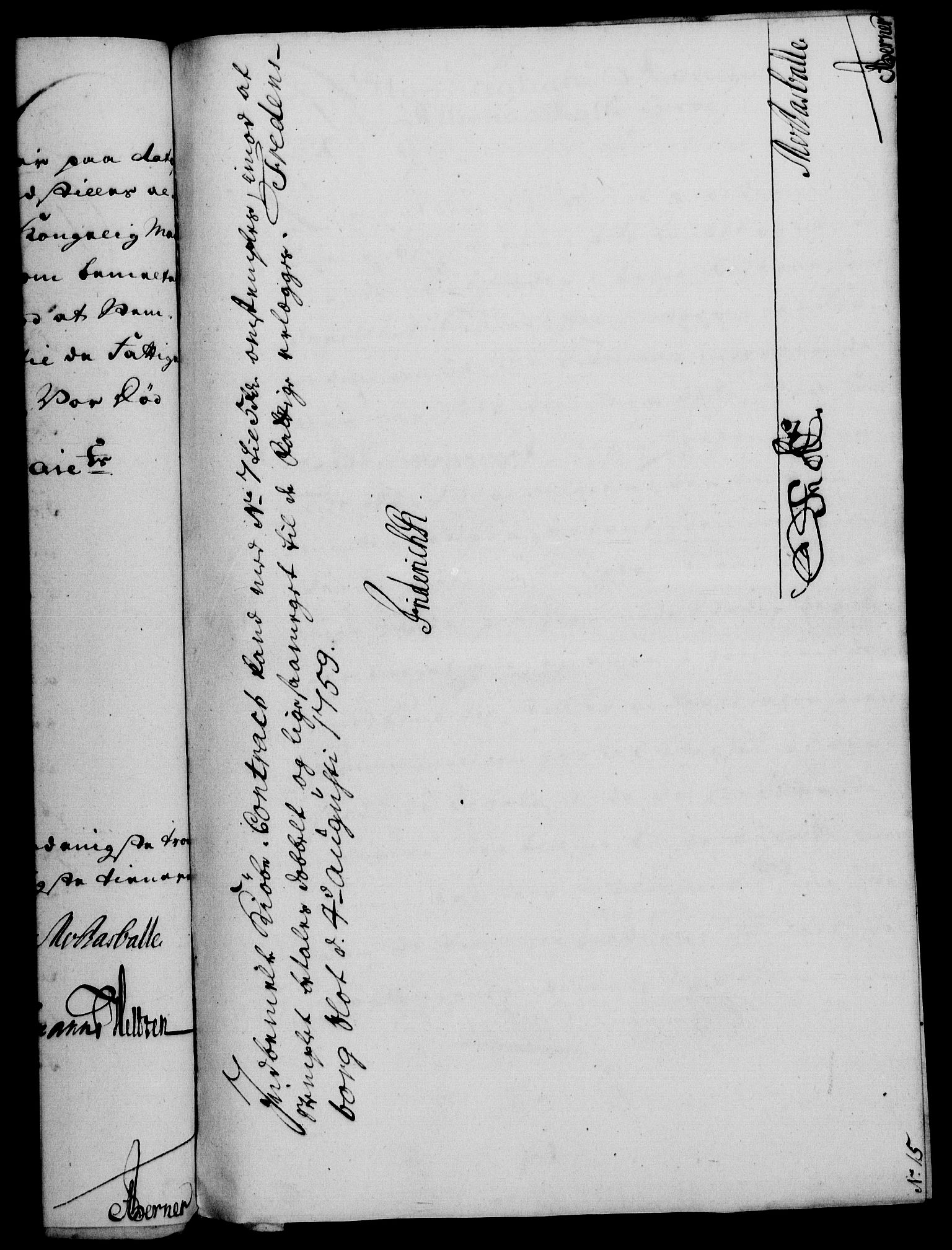 Rentekammeret, Kammerkanselliet, RA/EA-3111/G/Gf/Gfa/L0041: Norsk relasjons- og resolusjonsprotokoll (merket RK 52.41), 1759, p. 482
