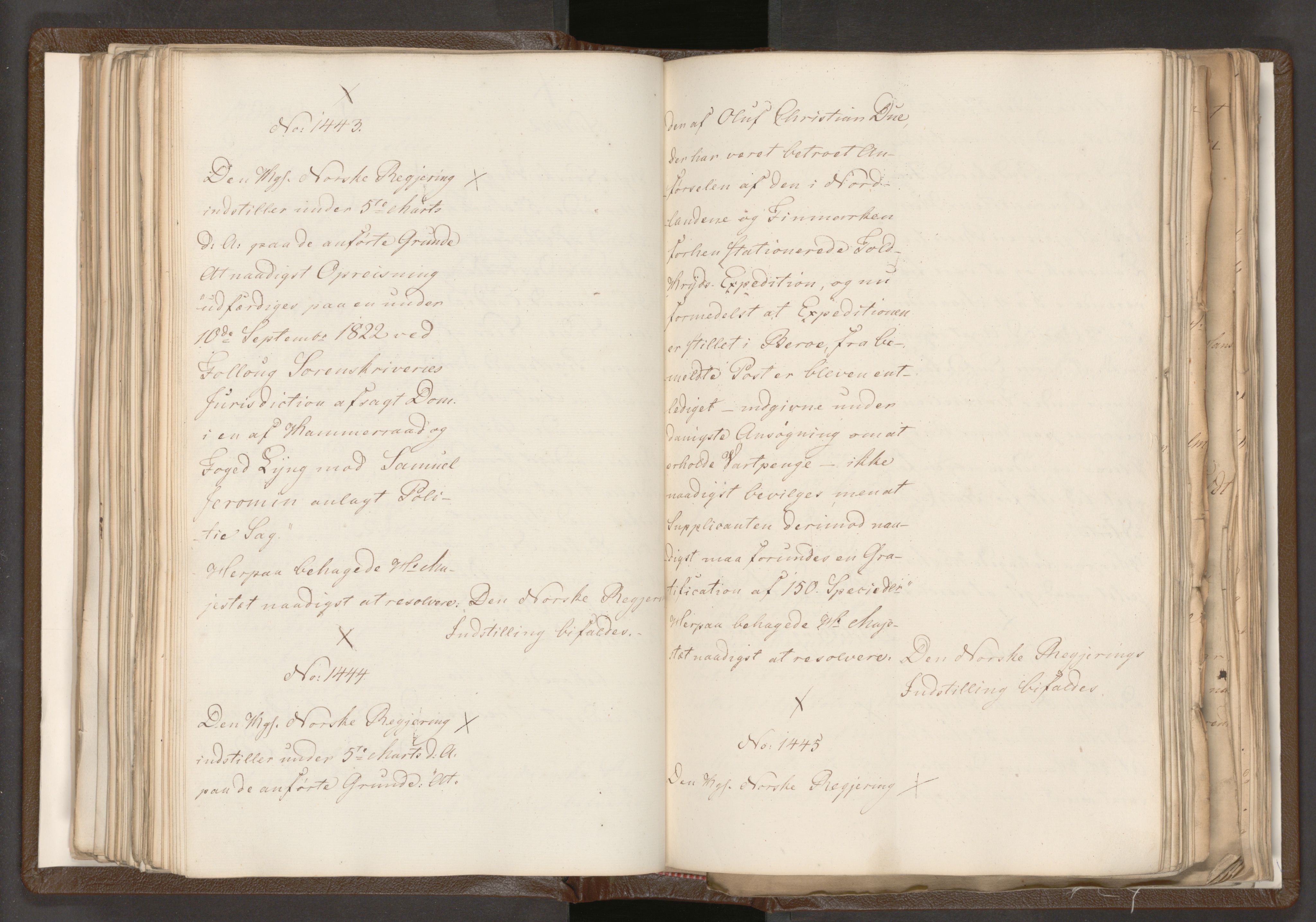 Statsrådssekretariatet, AV/RA-S-1001/A/Ab/L0018: Kgl. res. nr. 1112-1753, 1. halvår, 1824
