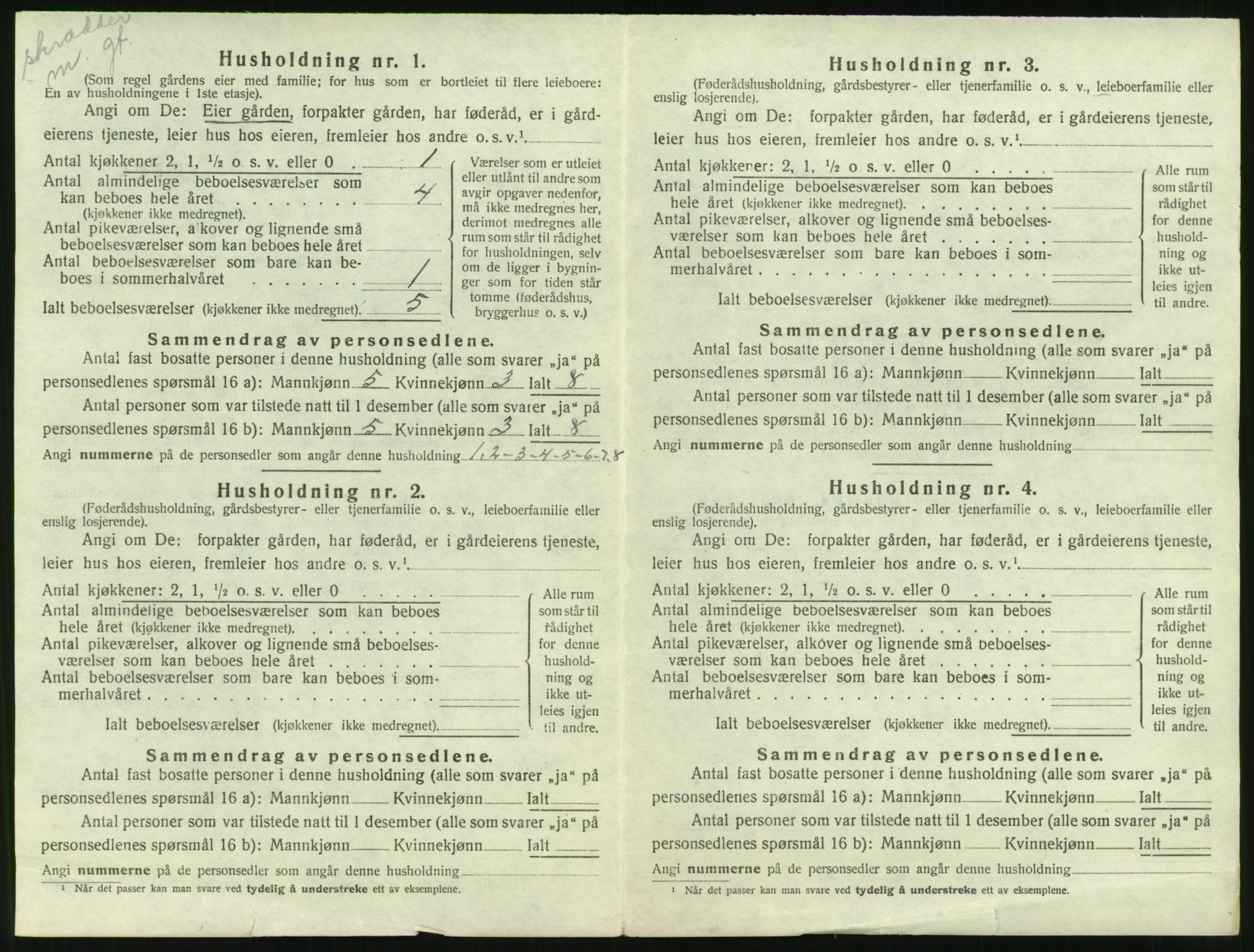 SAT, 1920 census for Frei, 1920, p. 30