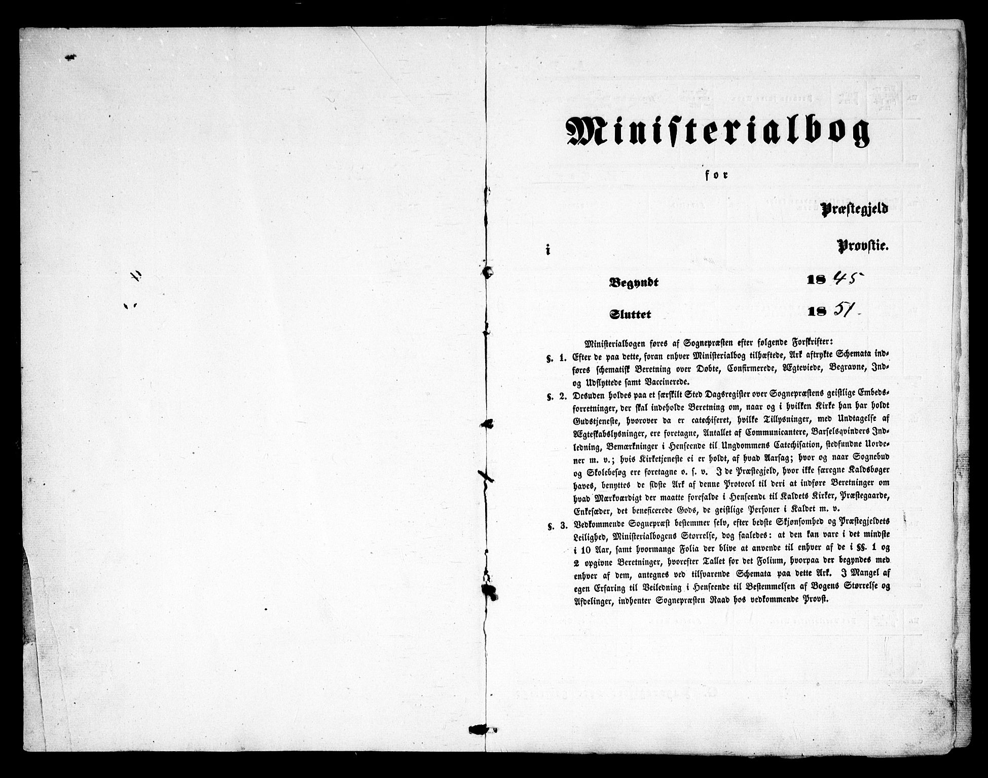 Moss prestekontor Kirkebøker, SAO/A-2003/F/Fa/L0007: Parish register (official) no. I 7, 1845-1851