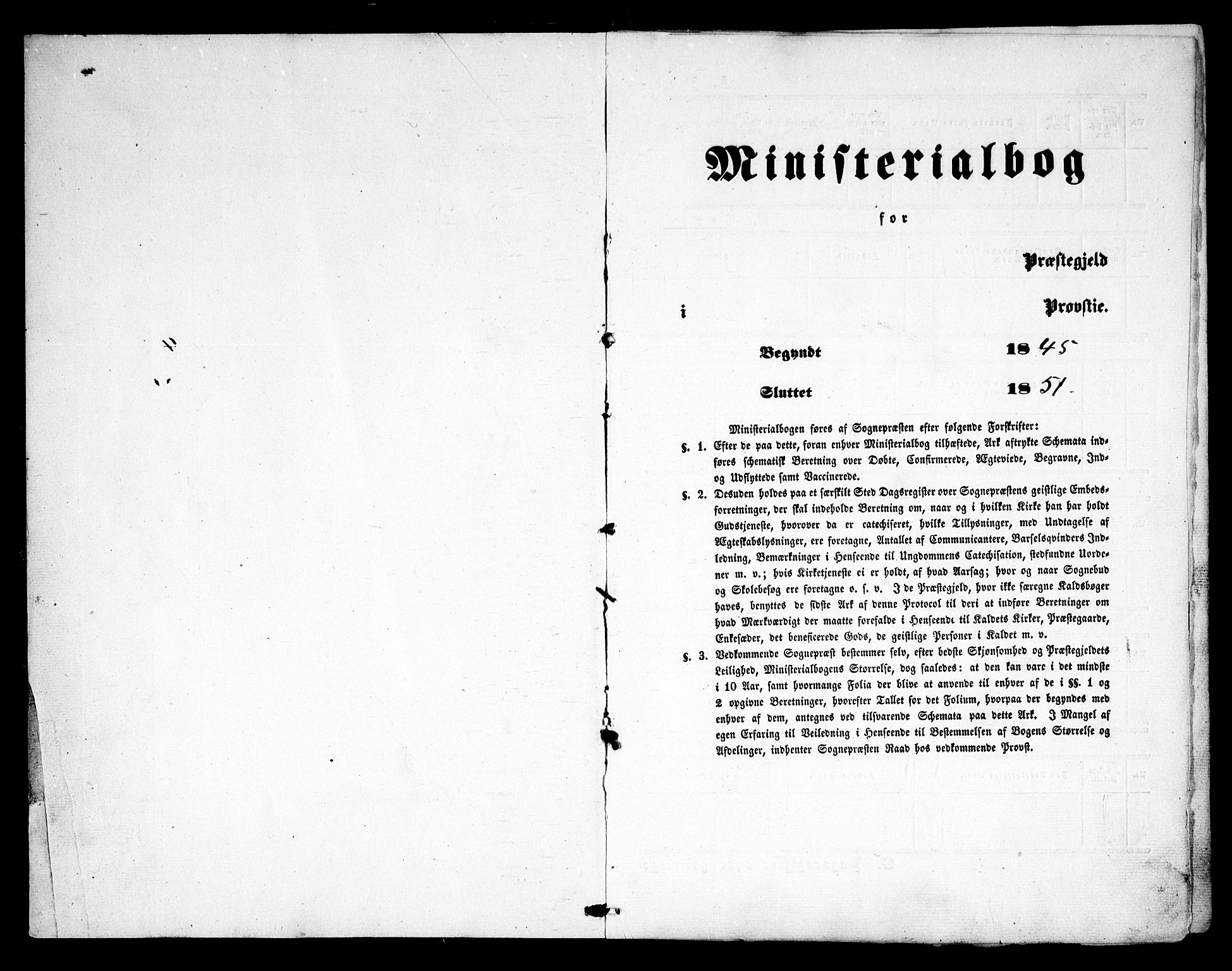 Moss prestekontor Kirkebøker, AV/SAO-A-2003/F/Fa/L0007: Parish register (official) no. I 7, 1845-1851