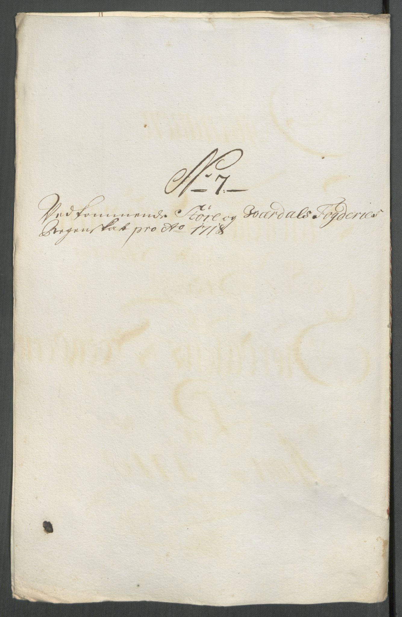 Rentekammeret inntil 1814, Reviderte regnskaper, Fogderegnskap, RA/EA-4092/R62/L4208: Fogderegnskap Stjørdal og Verdal, 1718, p. 138