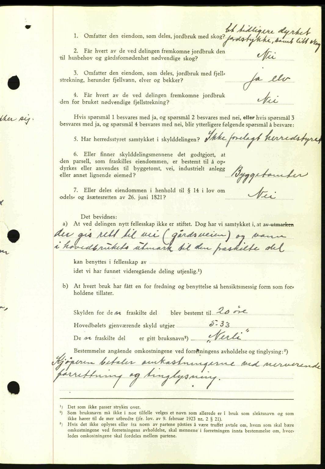 Romsdal sorenskriveri, AV/SAT-A-4149/1/2/2C: Mortgage book no. A11, 1941-1942, Diary no: : 2033/1941