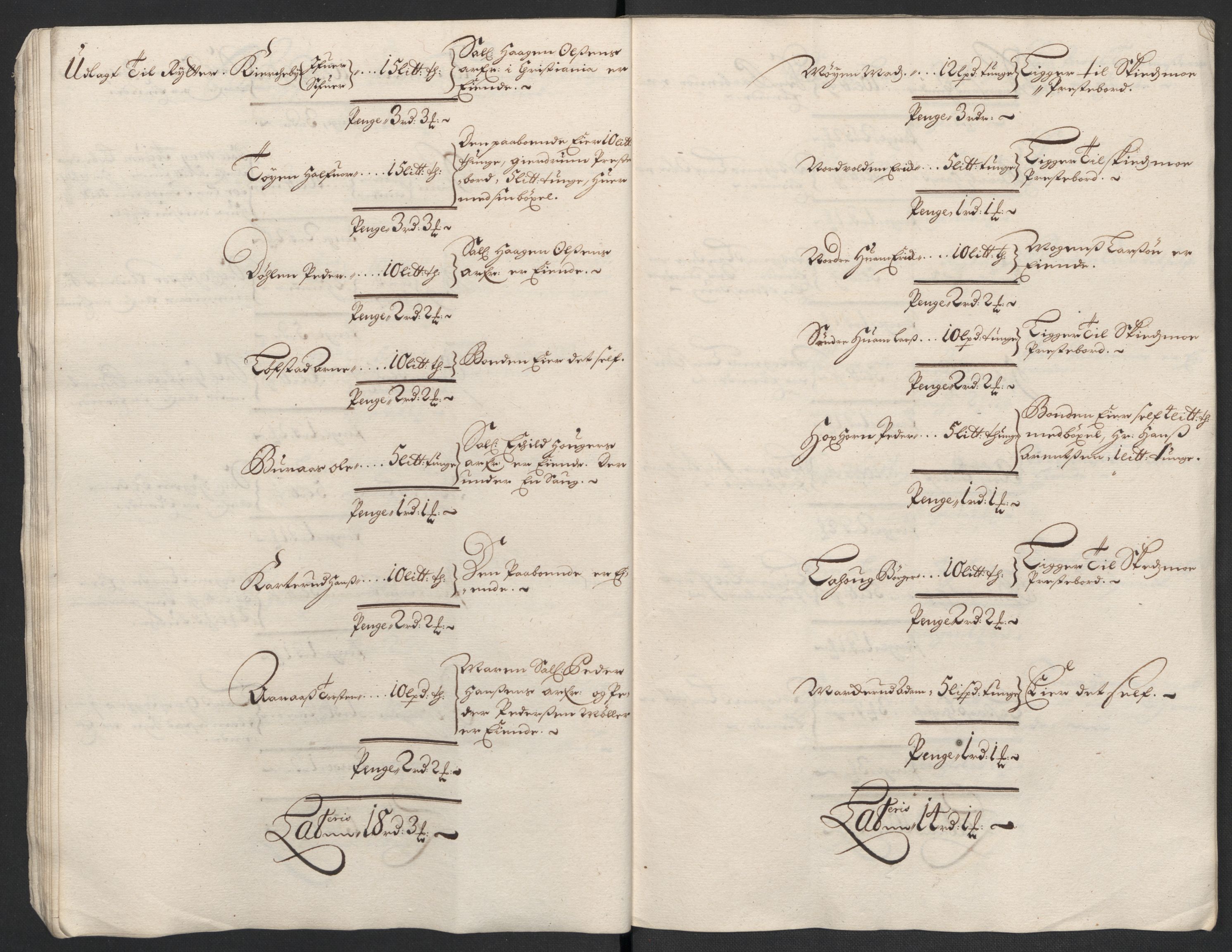 Rentekammeret inntil 1814, Reviderte regnskaper, Fogderegnskap, AV/RA-EA-4092/R11/L0584: Fogderegnskap Nedre Romerike, 1701, p. 81