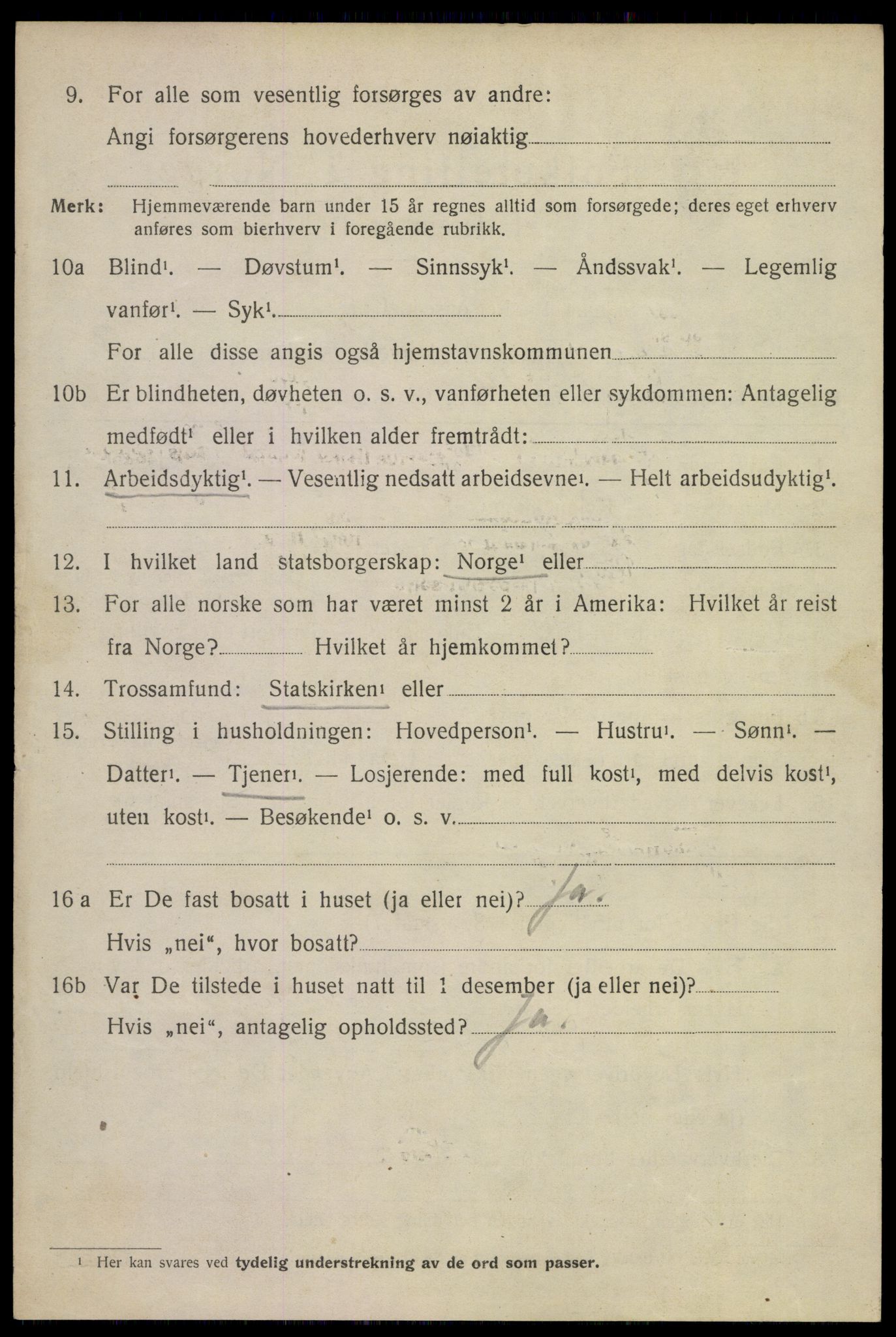 SAKO, 1920 census for Skoger, 1920, p. 9906