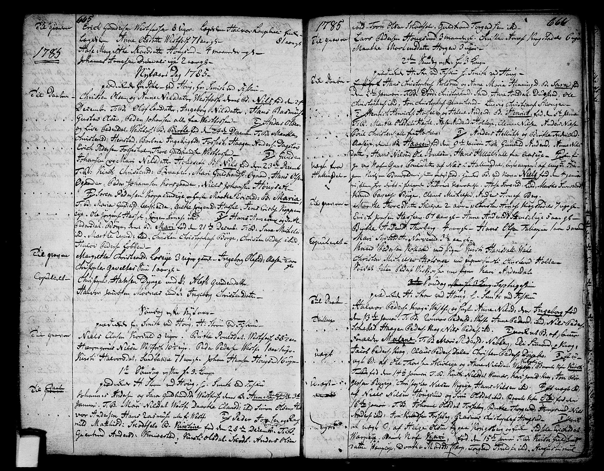 Eiker kirkebøker, SAKO/A-4/F/Fa/L0008: Parish register (official) no. I 8, 1764-1788, p. 665-666