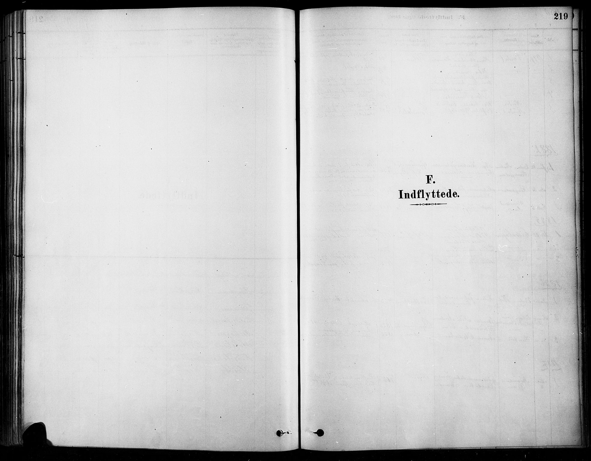 Søndre Land prestekontor, SAH/PREST-122/K/L0003: Parish register (official) no. 3, 1878-1894, p. 219