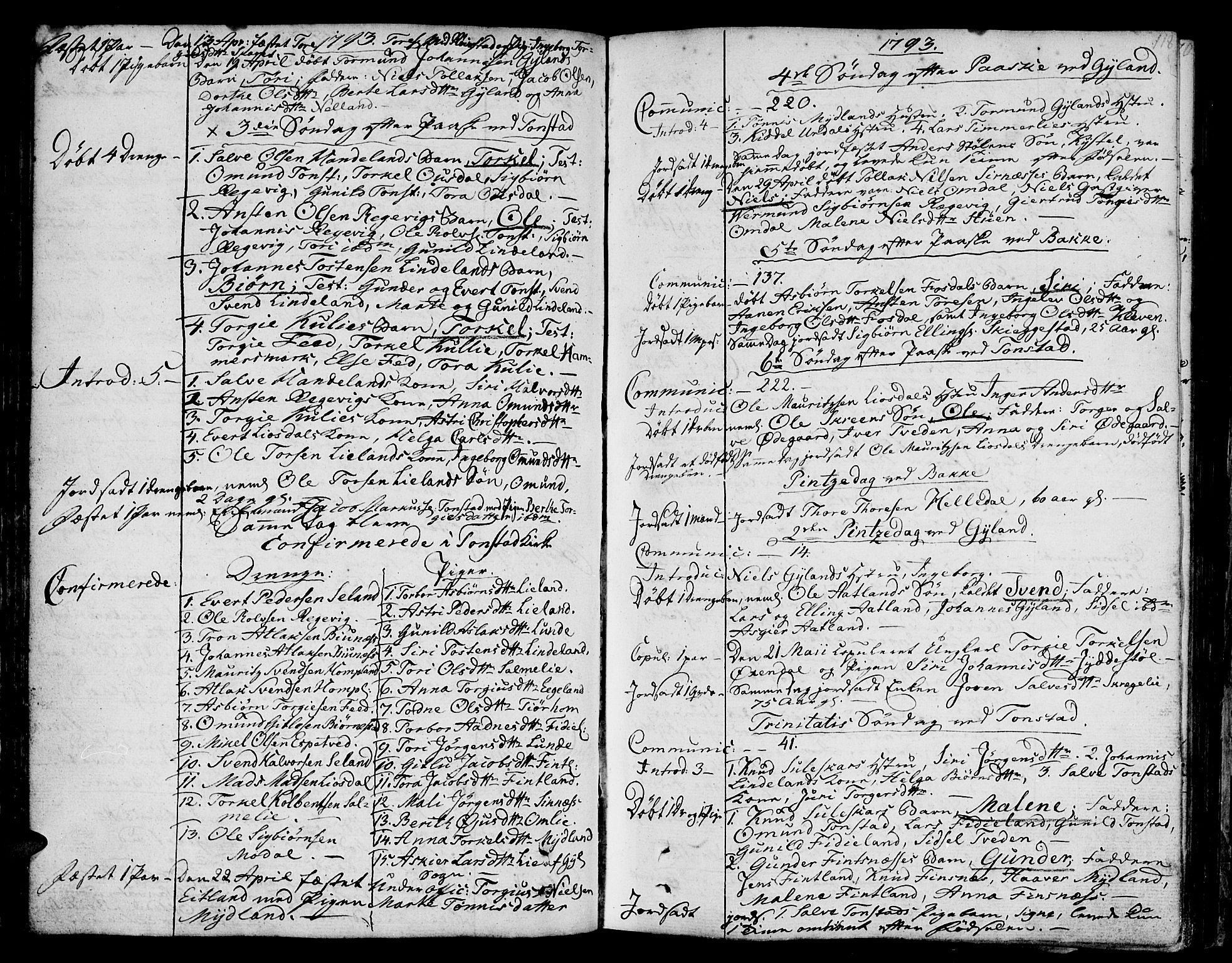 Bakke sokneprestkontor, AV/SAK-1111-0002/F/Fa/Faa/L0002: Parish register (official) no. A 2, 1780-1816, p. 118