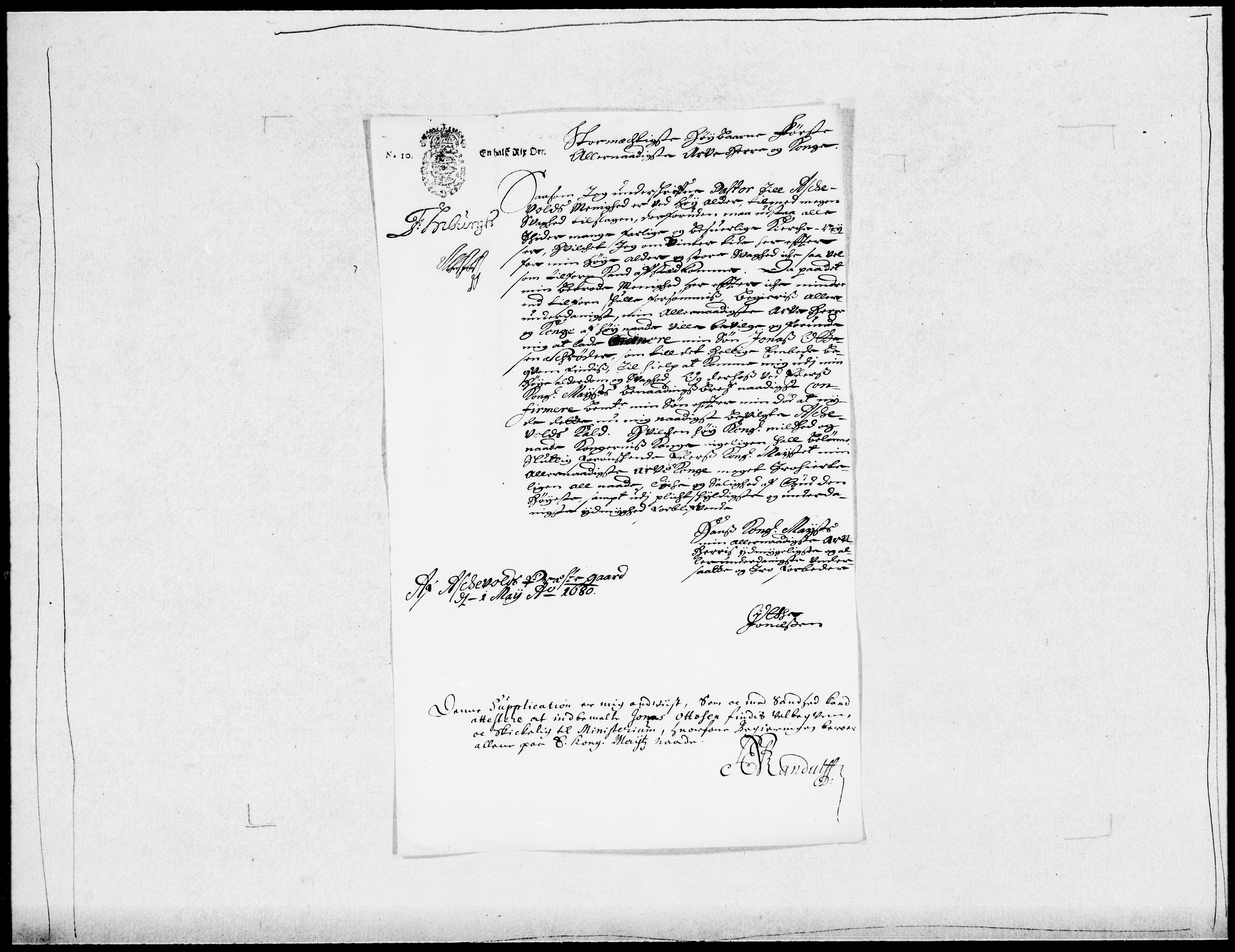 Danske Kanselli 1572-1799, AV/RA-EA-3023/F/Fc/Fcc/Fcca/L0034: Norske innlegg 1572-1799, 1681-1682, p. 3