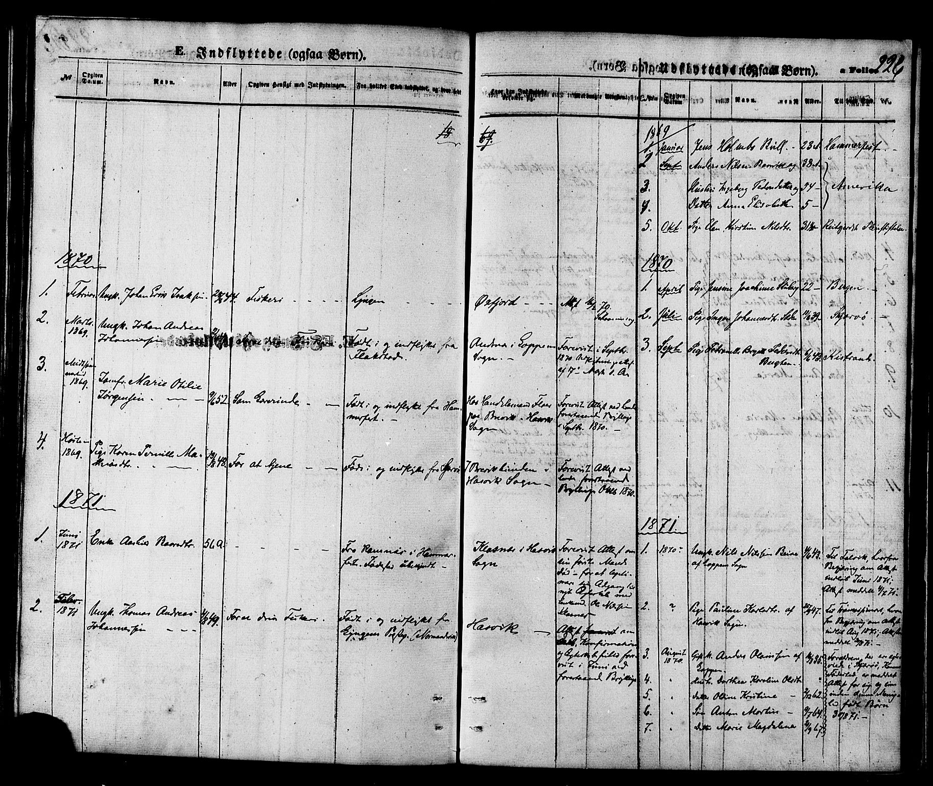 Loppa sokneprestkontor, SATØ/S-1339/H/Ha/L0005kirke: Parish register (official) no. 5, 1869-1878, p. 226