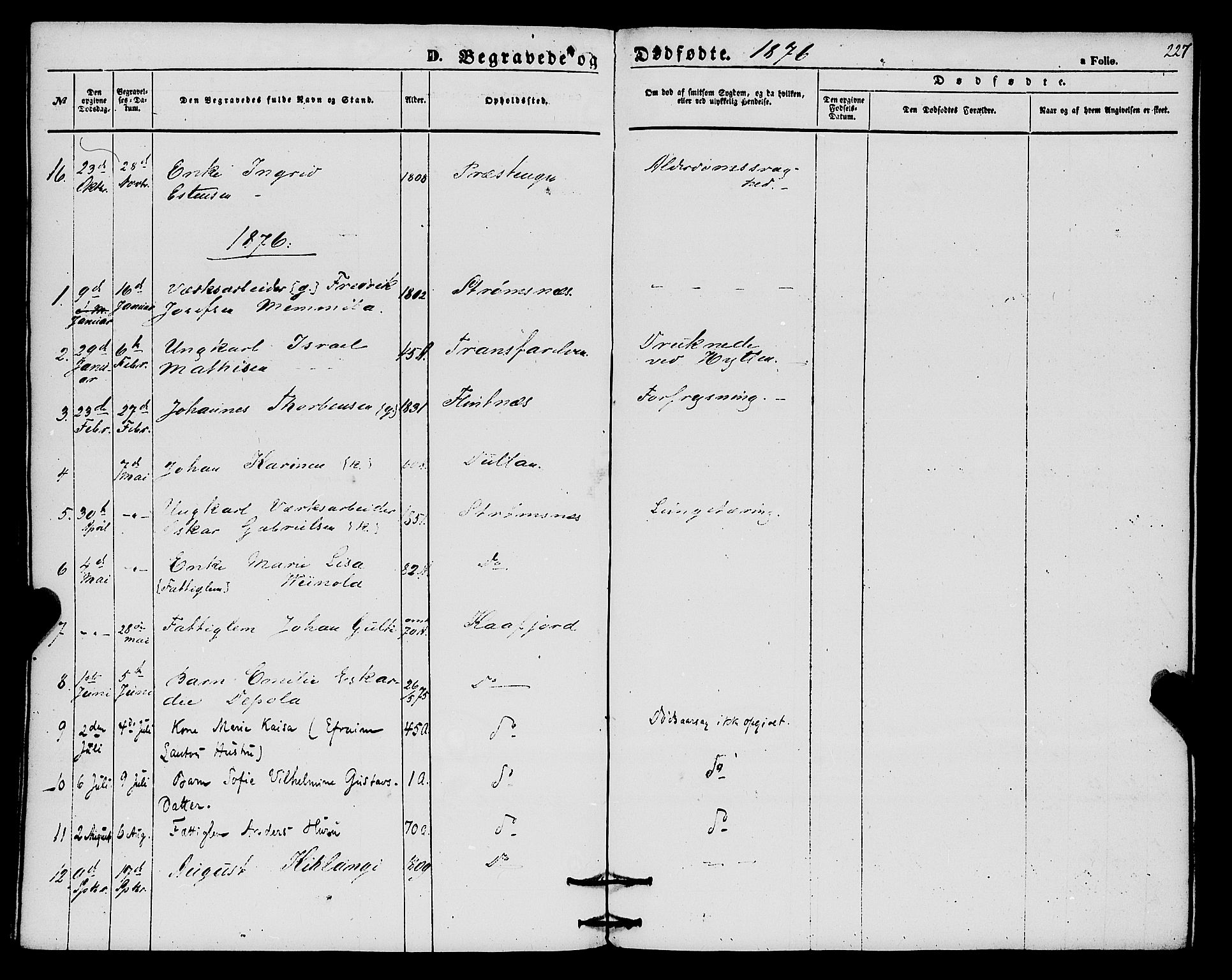 Alta sokneprestkontor, SATØ/S-1338/H/Ha/L0004.kirke: Parish register (official) no. 4, 1858-1880, p. 227
