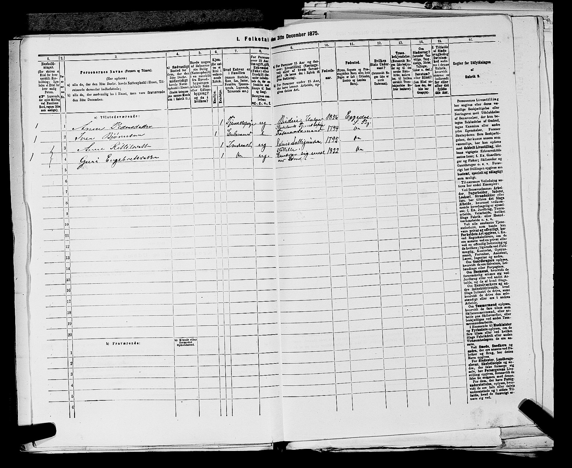 SAKO, 1875 census for 0621P Sigdal, 1875, p. 2128