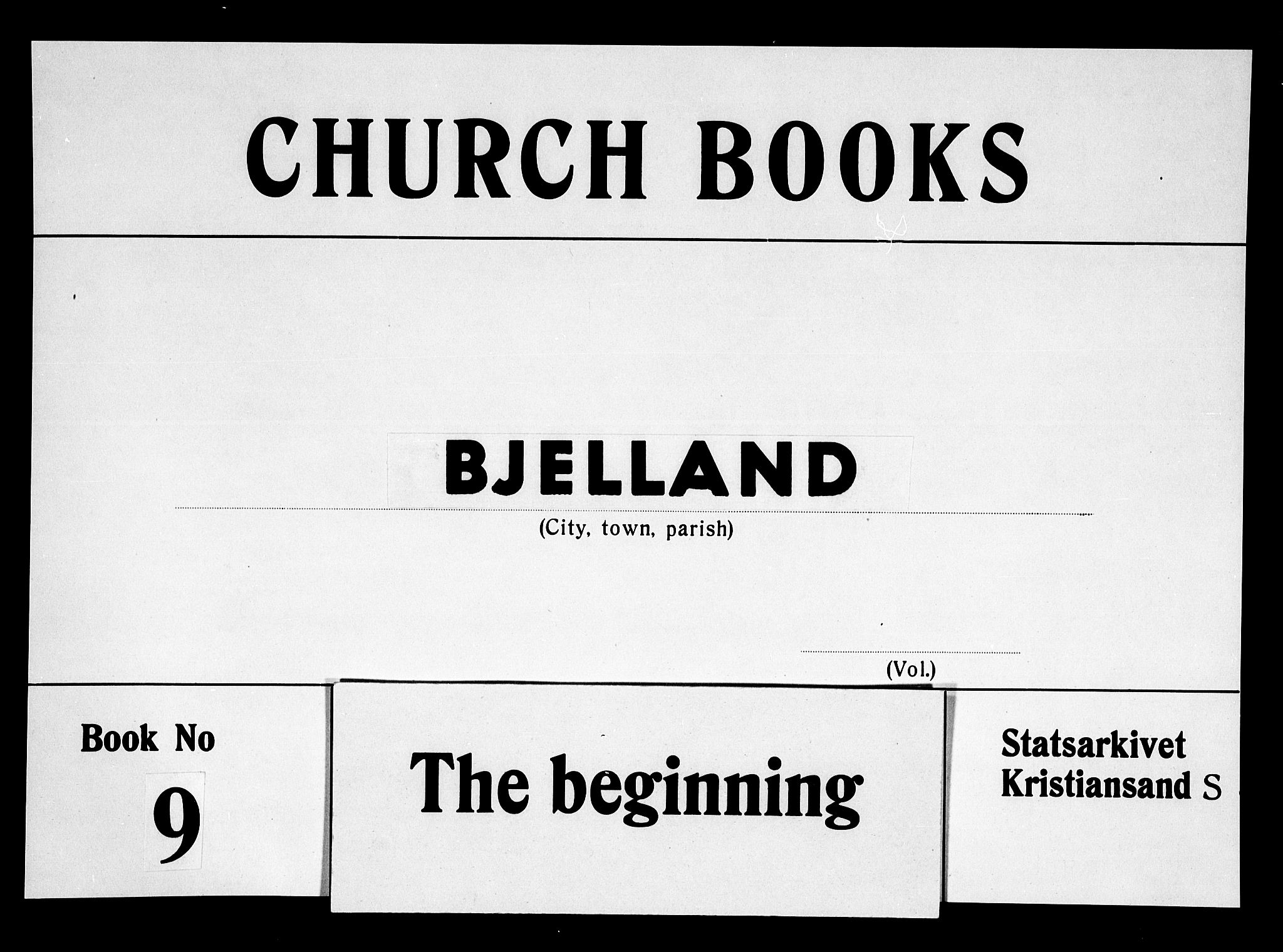 Bjelland sokneprestkontor, SAK/1111-0005/F/Fb/Fbb/L0003: Parish register (copy) no. B 3, 1816-1868