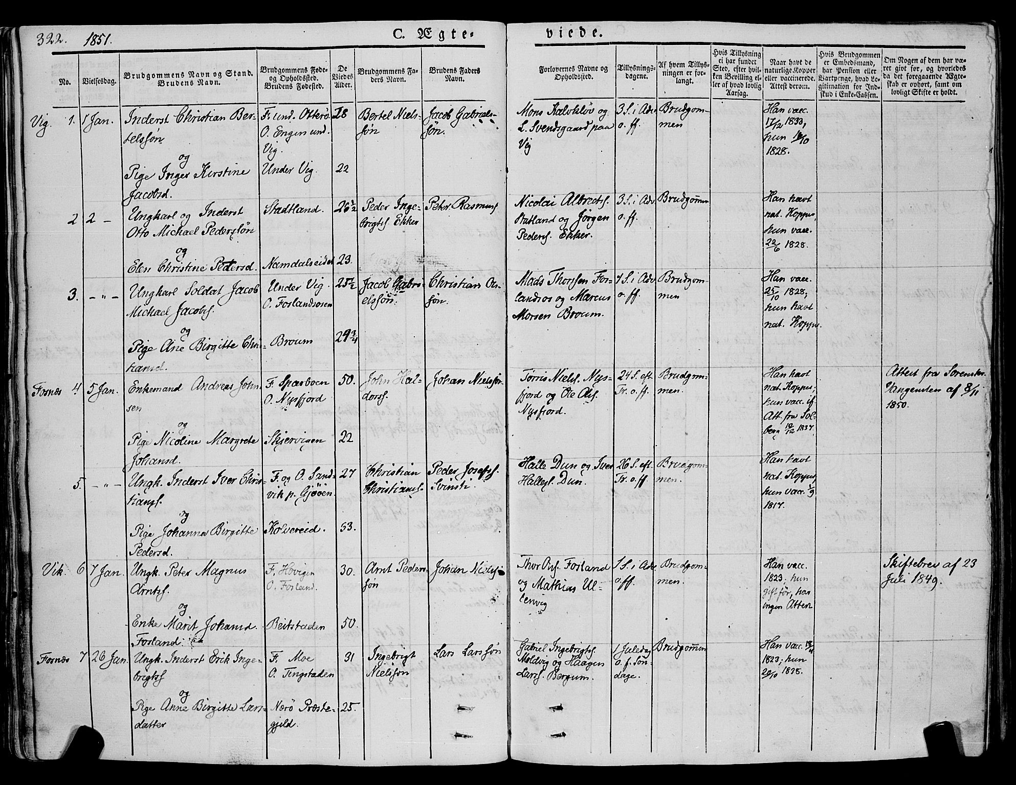 Ministerialprotokoller, klokkerbøker og fødselsregistre - Nord-Trøndelag, SAT/A-1458/773/L0614: Parish register (official) no. 773A05, 1831-1856, p. 322