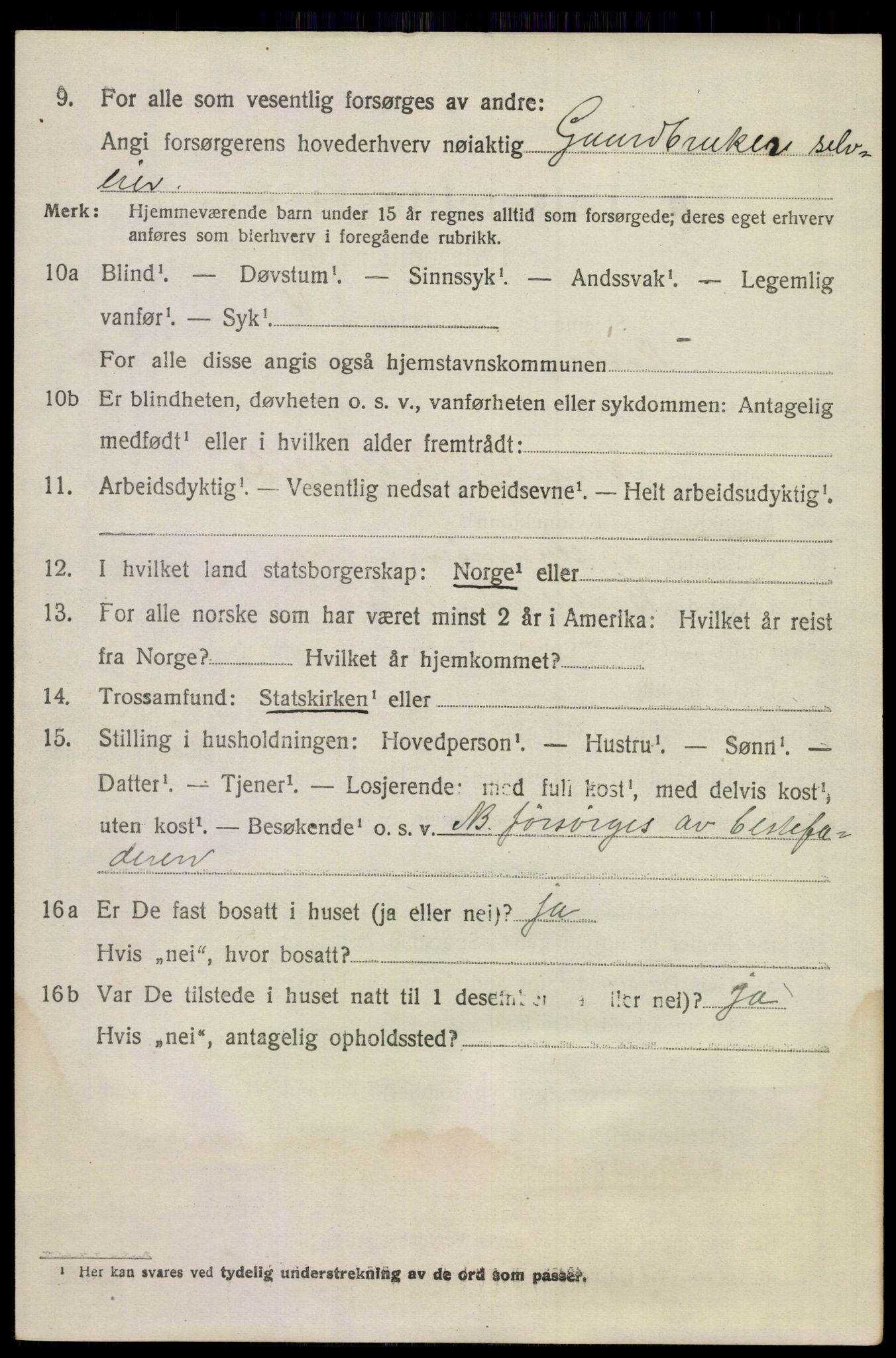 SAKO, 1920 census for Rollag, 1920, p. 3393