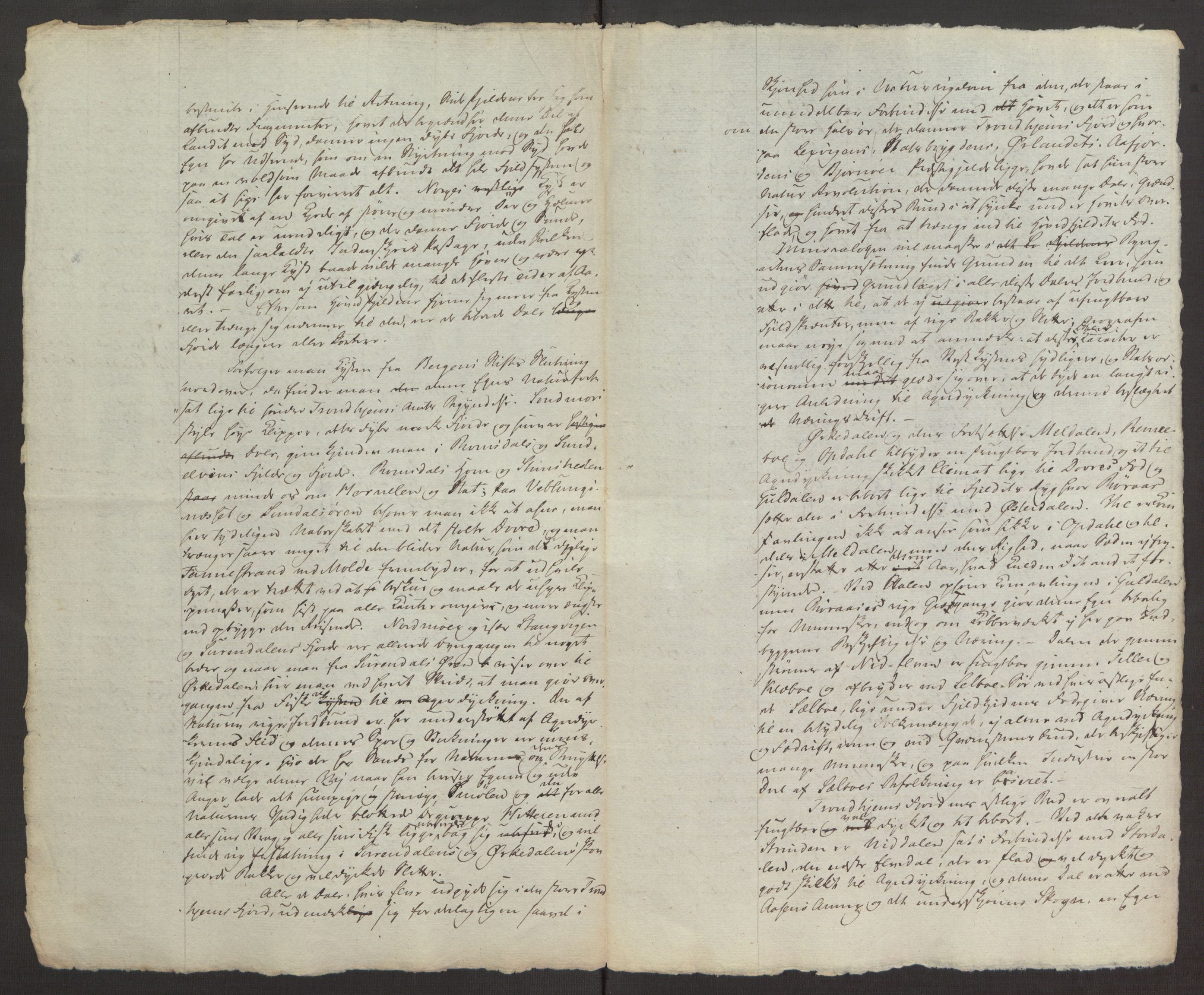Blom, Gustav Peter, RA/PA-0568/F/L0001/0004: Brev og manuskripter / "Historiske antiqvariske Notizer". Reiseberetninger fra Bergen og Nordland, 1825, p. 14