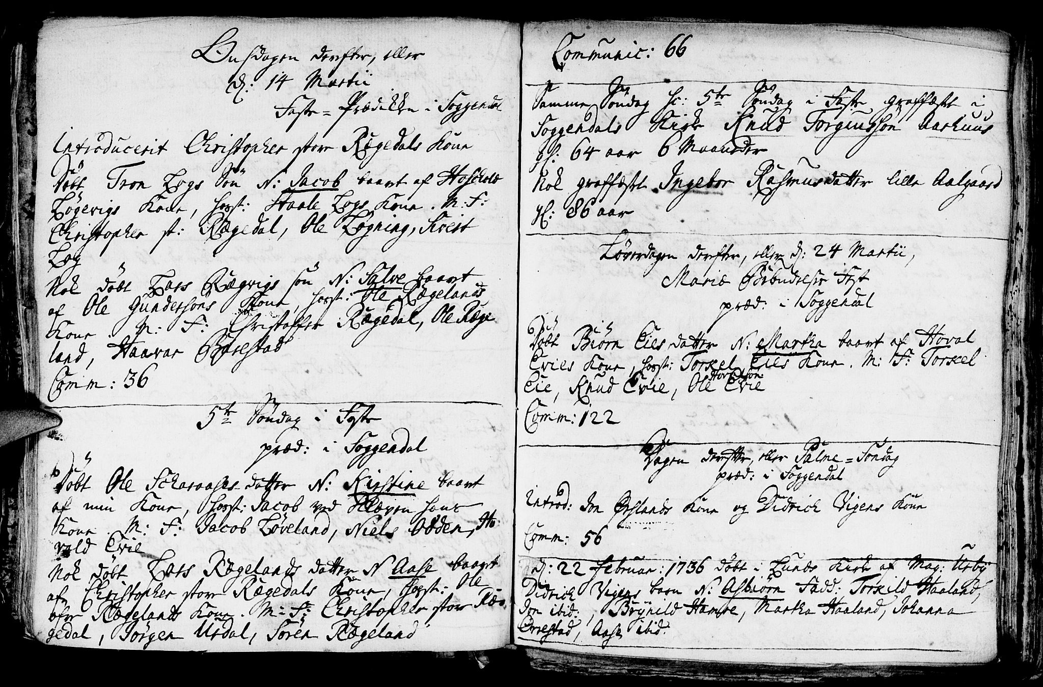 Sokndal sokneprestkontor, AV/SAST-A-101808: Parish register (official) no. A 1, 1729-1740