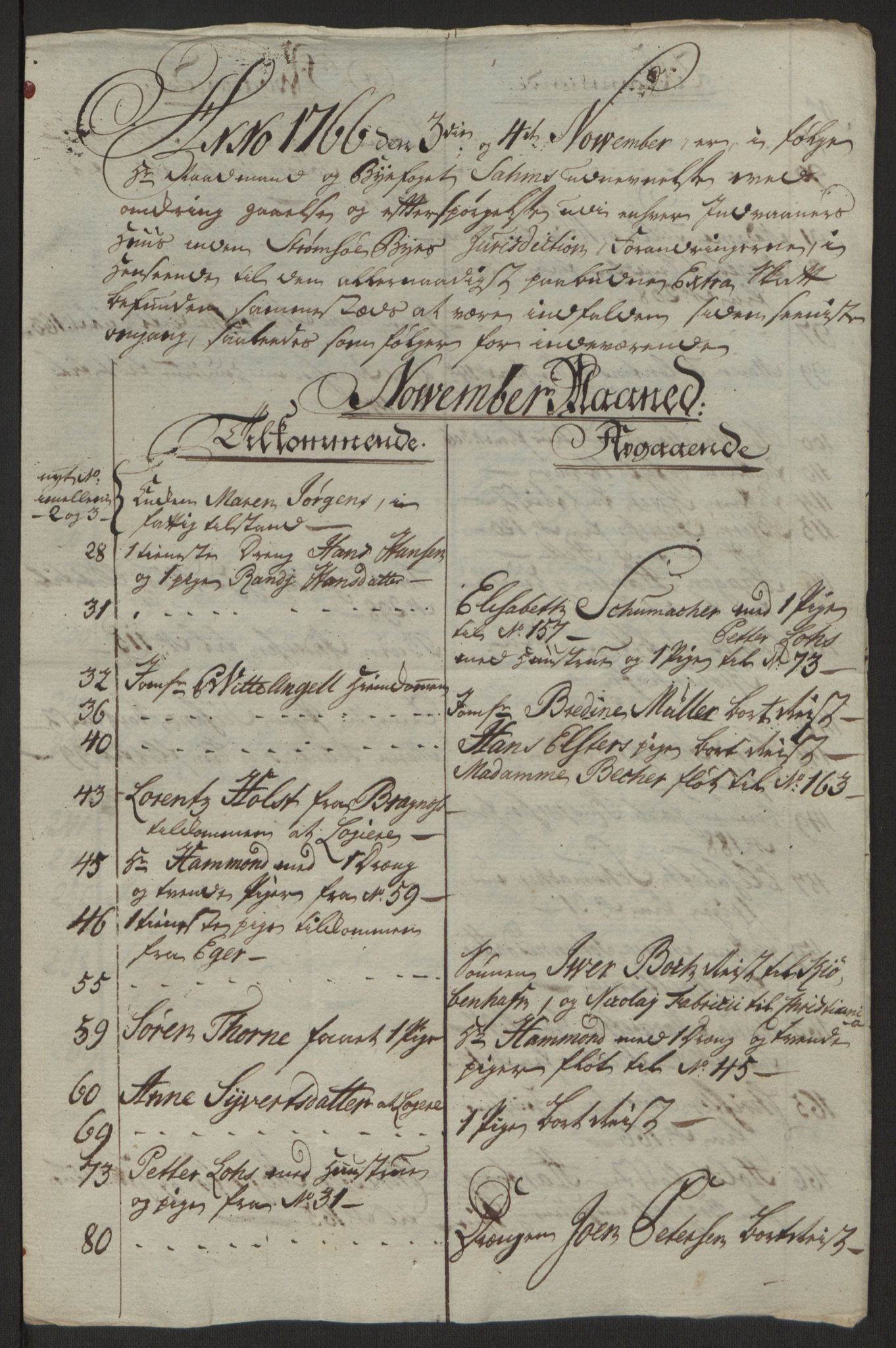 Rentekammeret inntil 1814, Reviderte regnskaper, Byregnskaper, AV/RA-EA-4066/R/Rg/L0144/0001: [G4] Kontribusjonsregnskap / Ekstraskatt, 1762-1767, p. 466