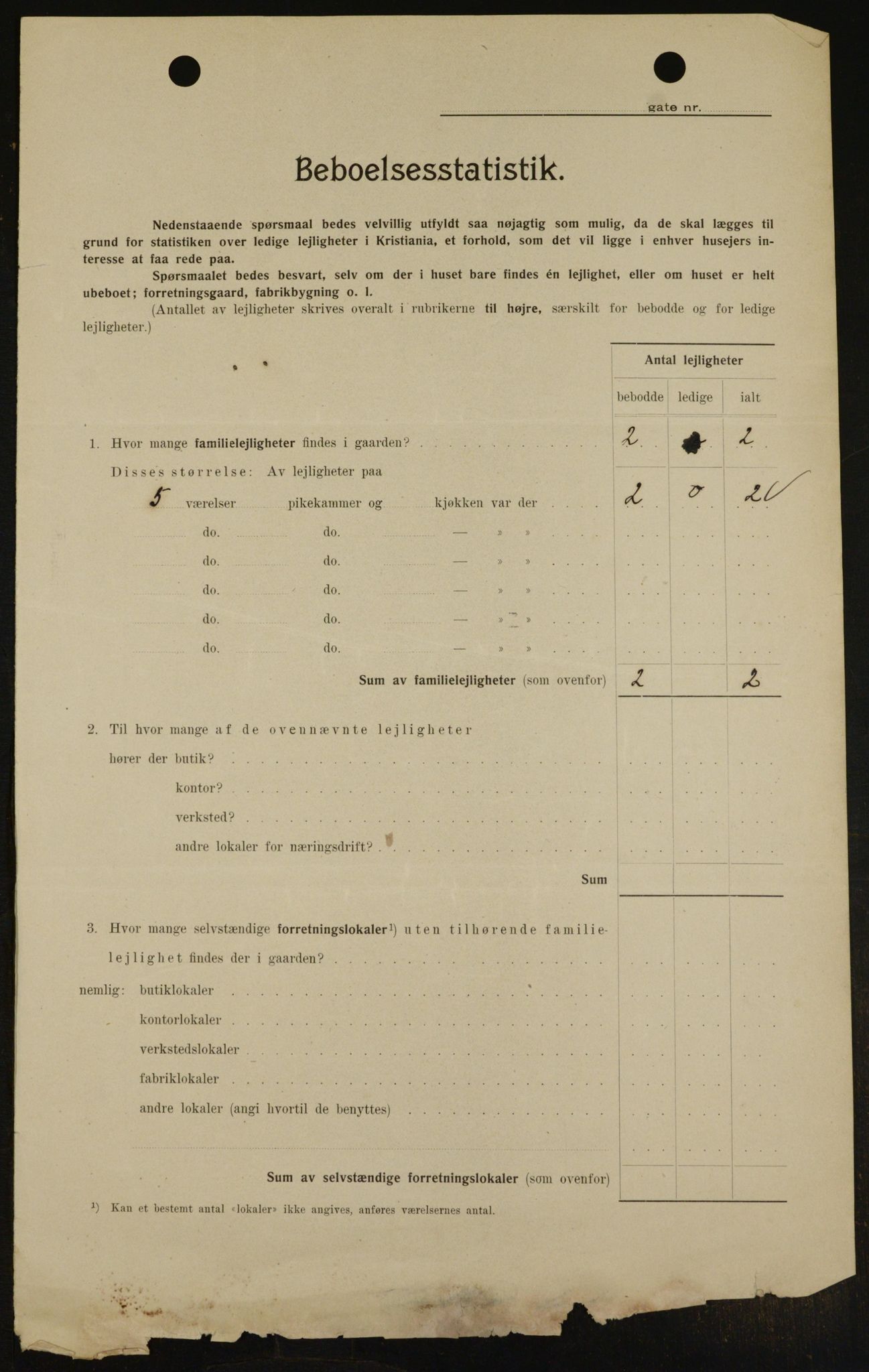 OBA, Municipal Census 1909 for Kristiania, 1909, p. 40841