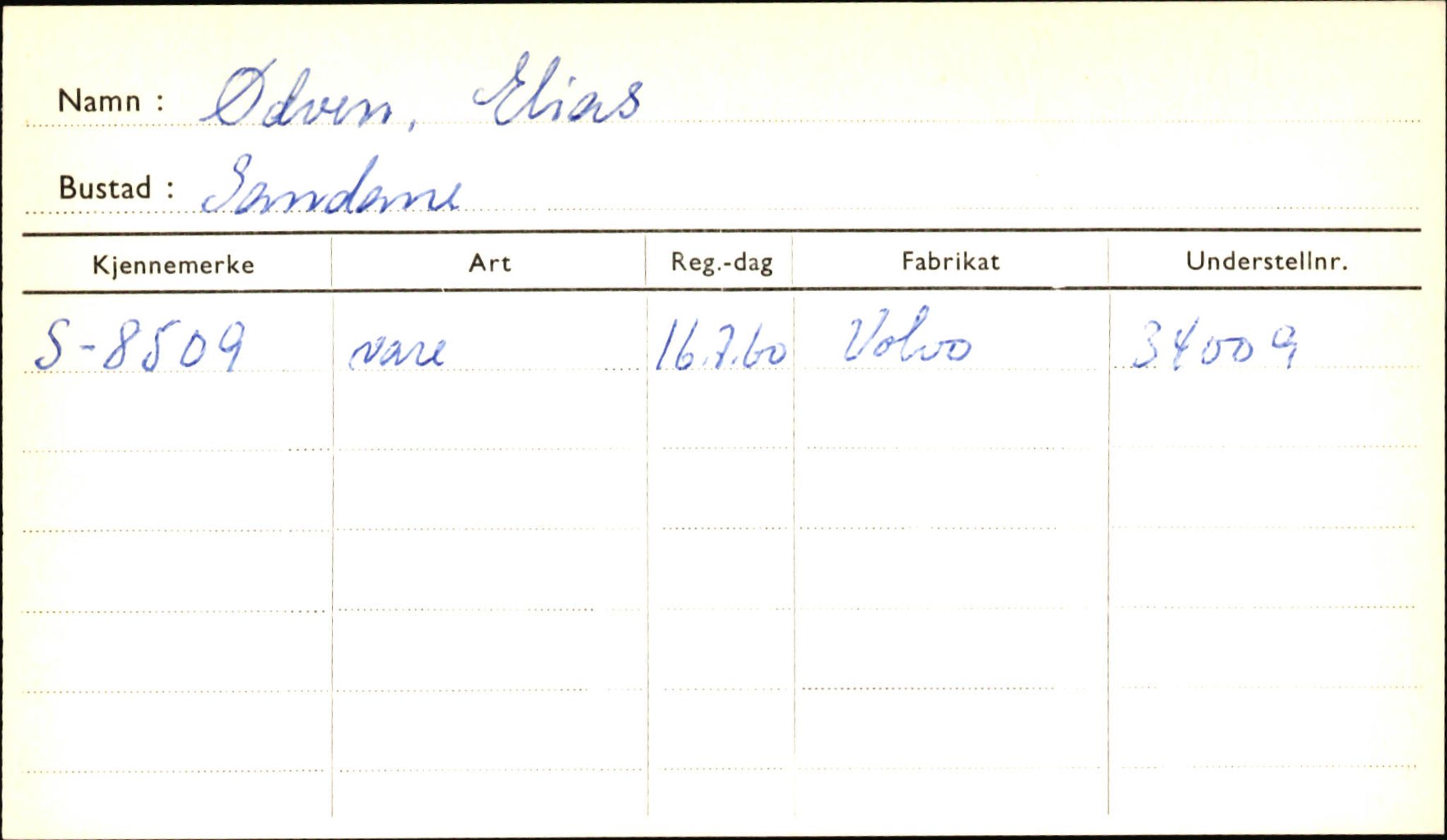 Statens vegvesen, Sogn og Fjordane vegkontor, AV/SAB-A-5301/4/F/L0002: Eigarregister Fjordane til 1.6.1961, 1930-1961, p. 650