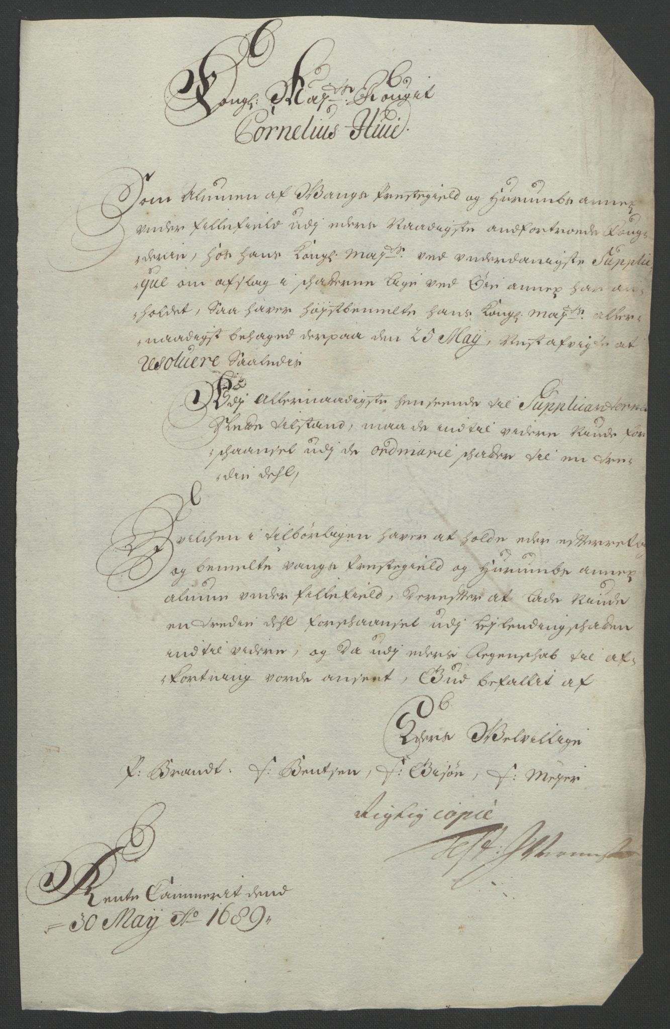 Rentekammeret inntil 1814, Reviderte regnskaper, Fogderegnskap, AV/RA-EA-4092/R18/L1293: Fogderegnskap Hadeland, Toten og Valdres, 1695, p. 162