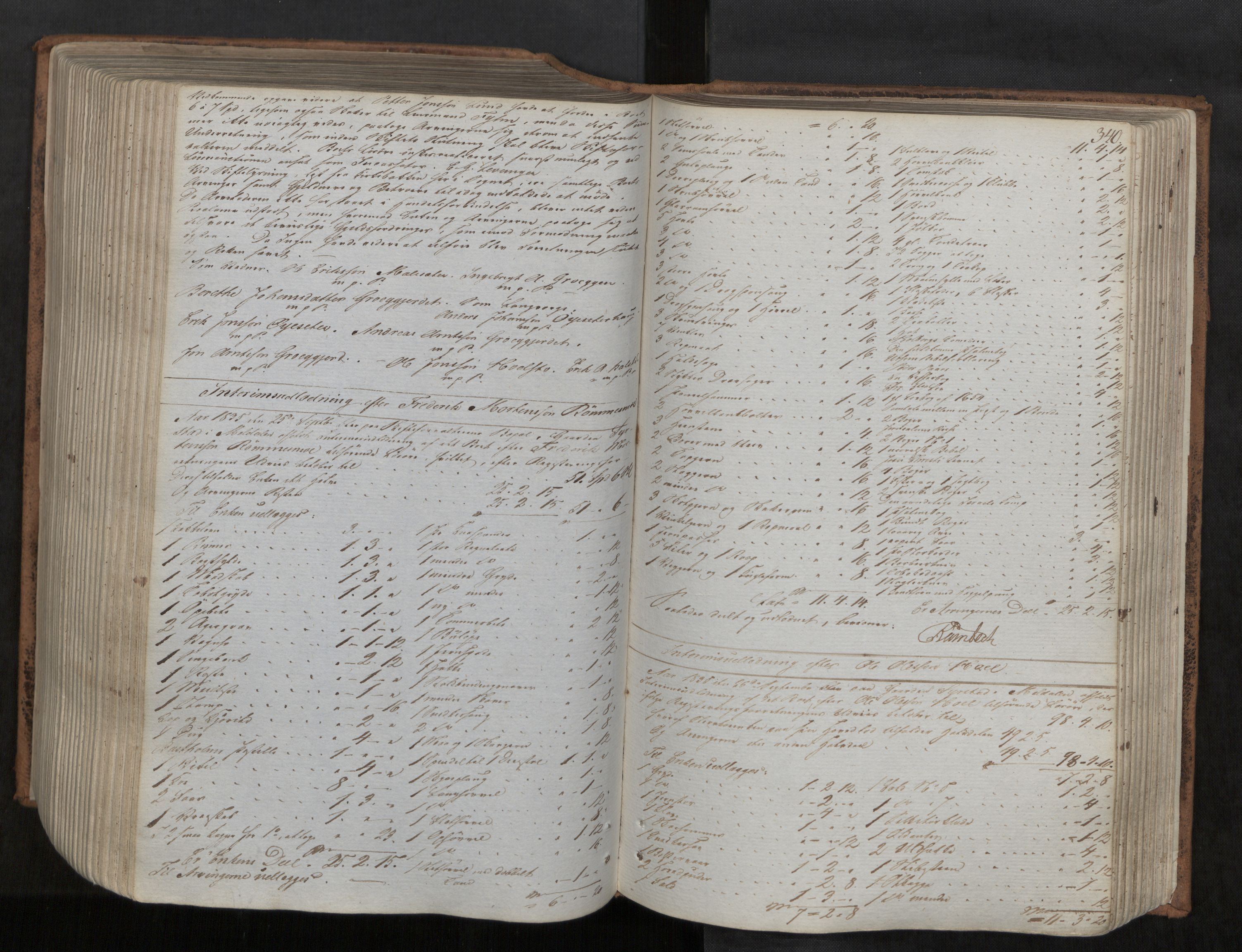 Orkdal sorenskriveri, AV/SAT-A-4169/1/3/3B/L0002: Skiftebehandlingsprotokoll, 1823-1839, p. 339b-340a
