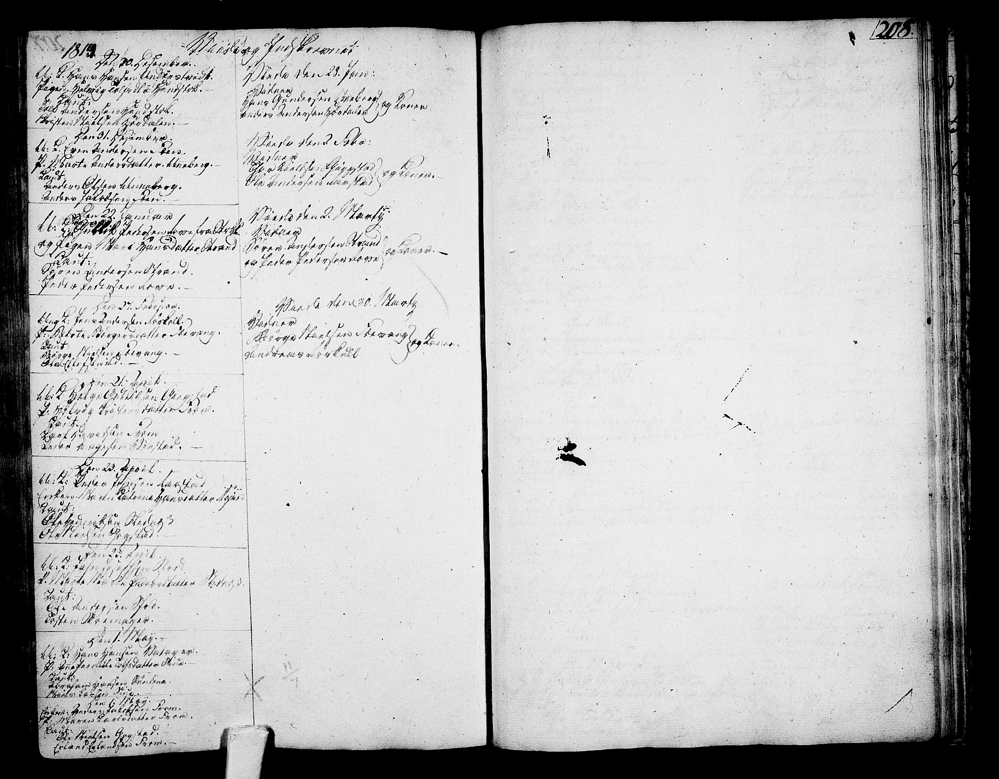 Sandar kirkebøker, SAKO/A-243/F/Fa/L0003: Parish register (official) no. 3, 1789-1814, p. 208
