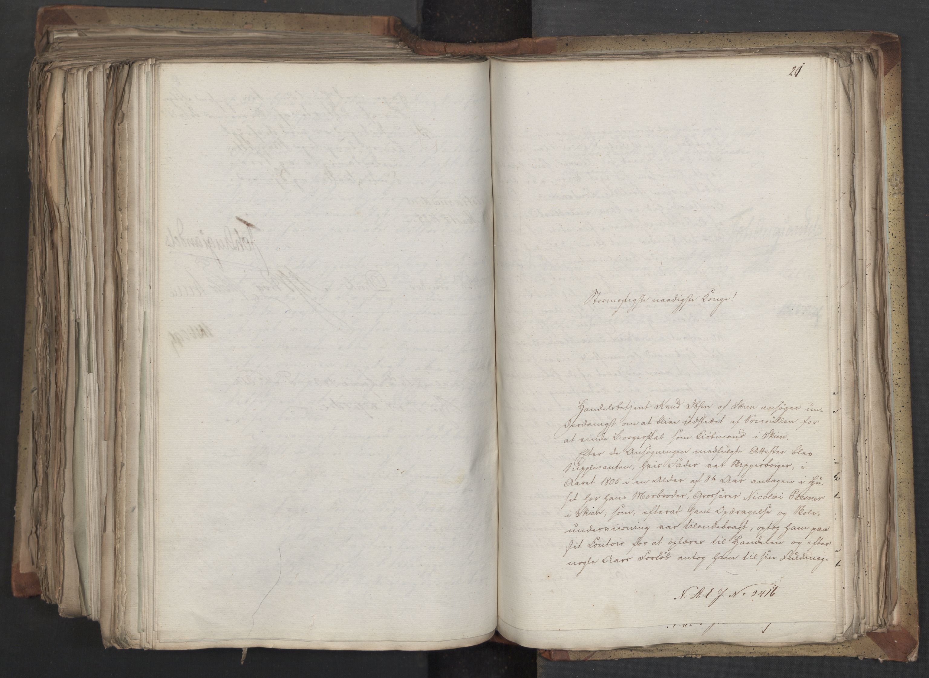 Statsrådsavdelingen i Stockholm, AV/RA-S-1003/D/Da/L0041: Regjeringsinnstillinger nr. 2204-2466, 1825, p. 576