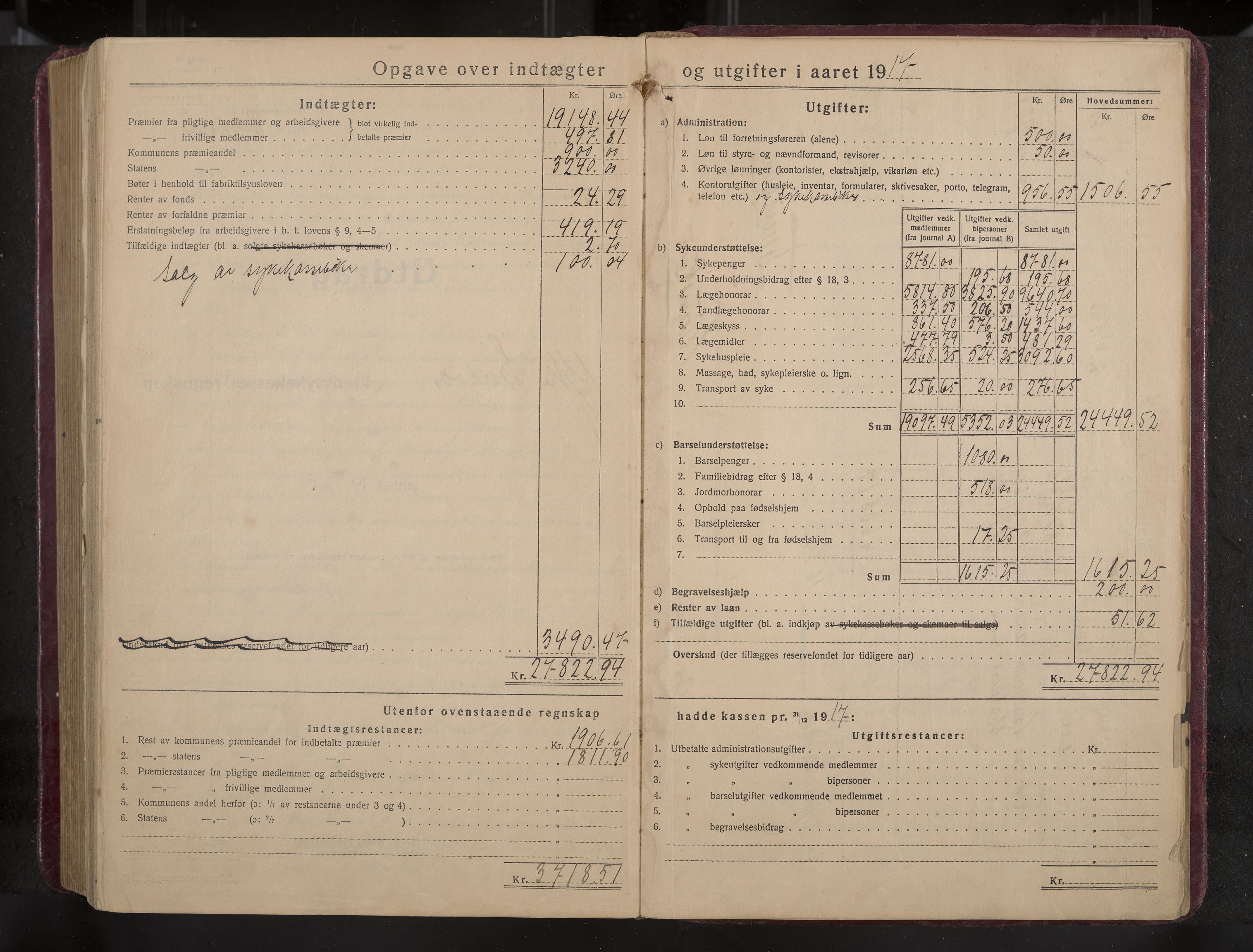 Ytre Sandsvær formannskap og sentraladministrasjon, IKAK/0629021/A/Aa/L0001: Møtebok med register, 1902-1919, p. 385b